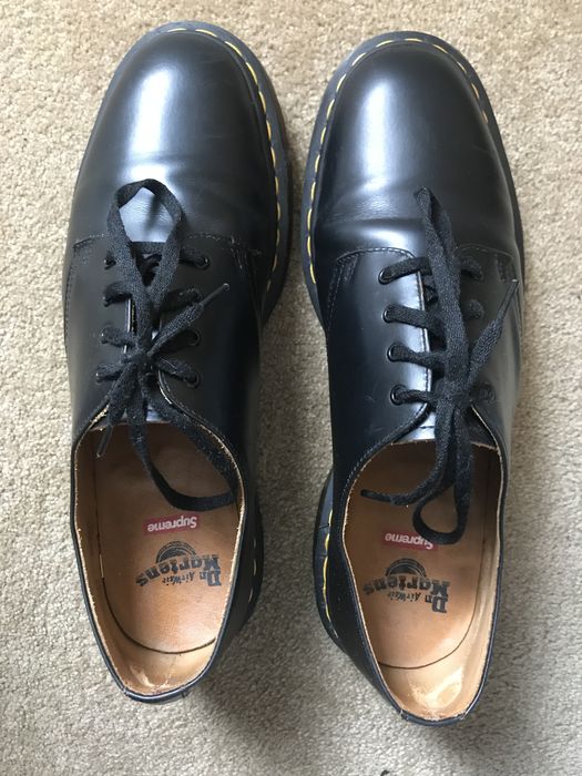 Supreme Supreme X Dr Martens Smiths Smooth 4 Eye Derby Shoes | Grailed