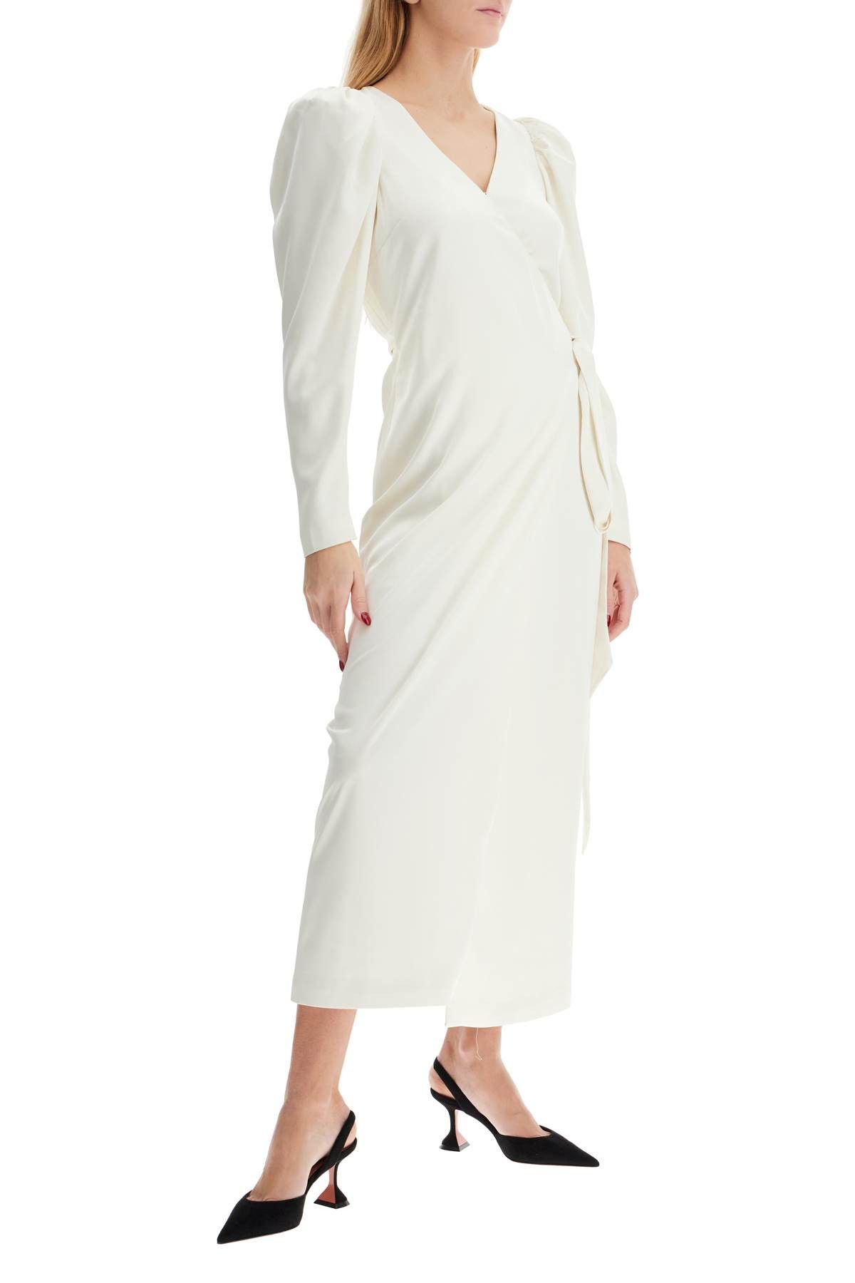 ROTATE ROTATE Wrap Midi Dress With A Wrap Size XS / US 0-2 / IT 36-38 - 4 Thumbnail
