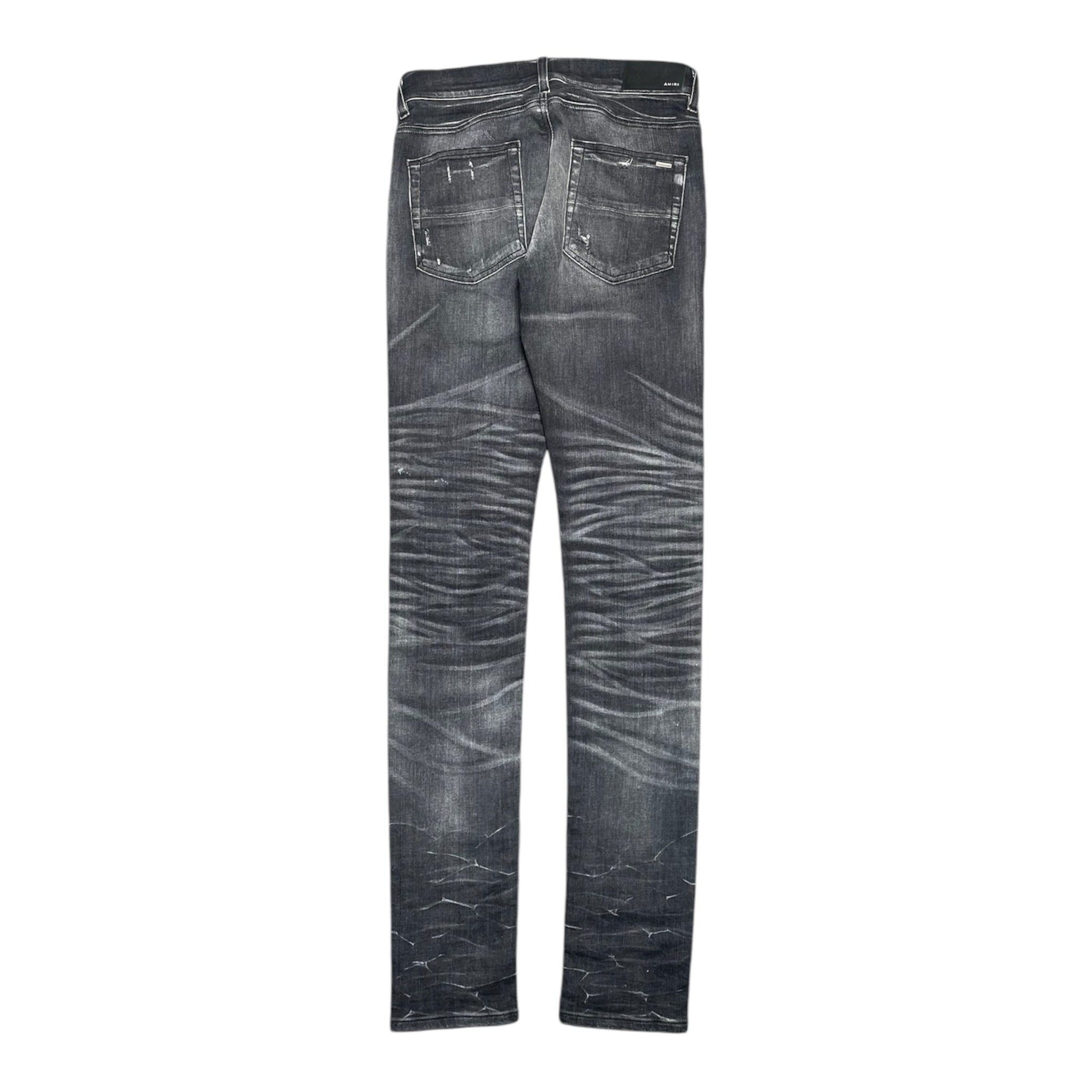 AMIRI MX1 LEATHER JEAN STORM GREY 30国内正規 Buy Amiri MX1 Leather Jean 'Storm Grey' - PF23MDS045 516
