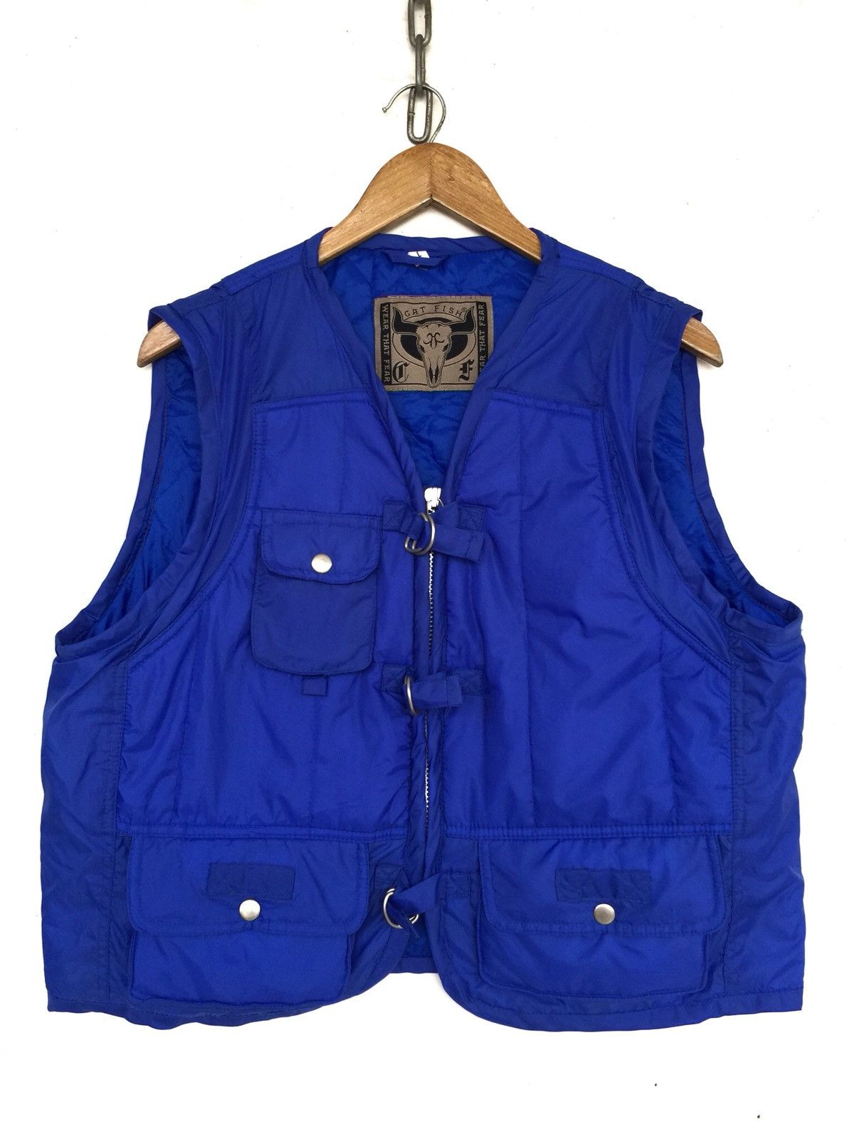 Japanese Brand × Vintage vintage japanese brand cat fish vest jacket Size US M / EU 48-50 / 2 - 1 Thumbnail