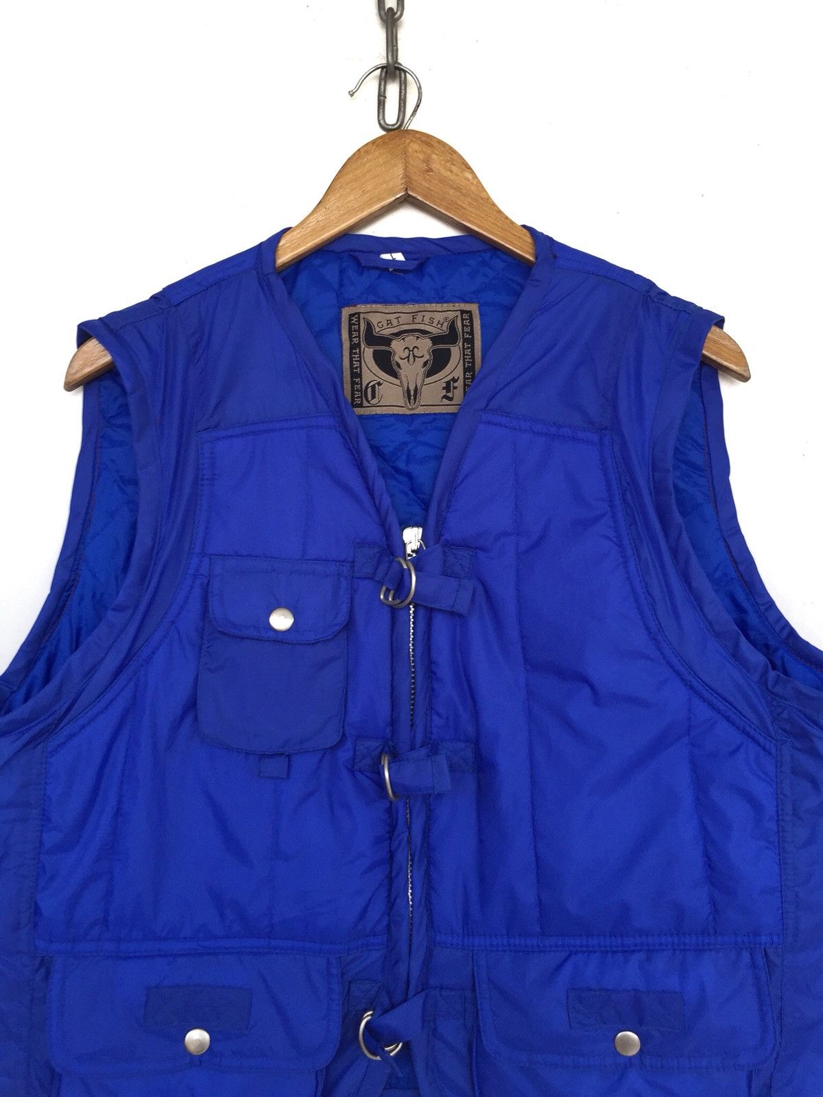 Japanese Brand × Vintage vintage japanese brand cat fish vest jacket Size US M / EU 48-50 / 2 - 2 Thumbnail