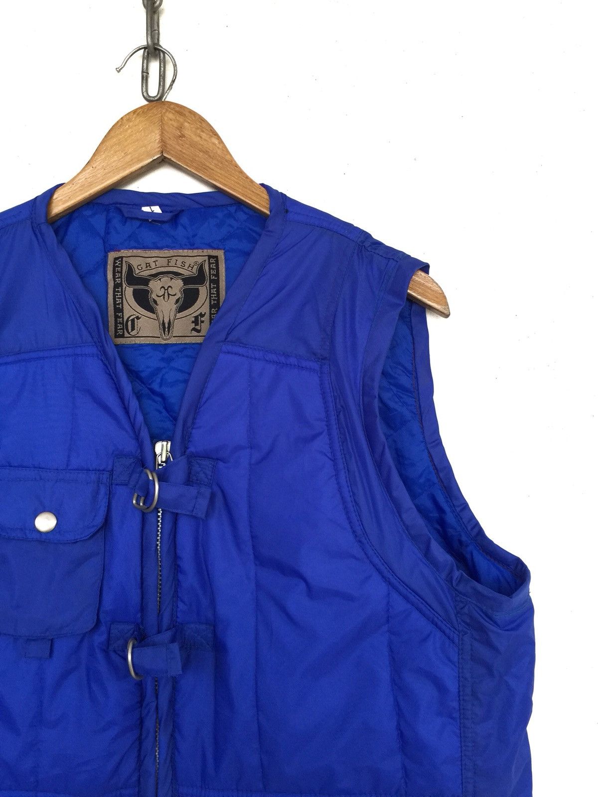 Japanese Brand × Vintage vintage japanese brand cat fish vest jacket Size US M / EU 48-50 / 2 - 3 Thumbnail