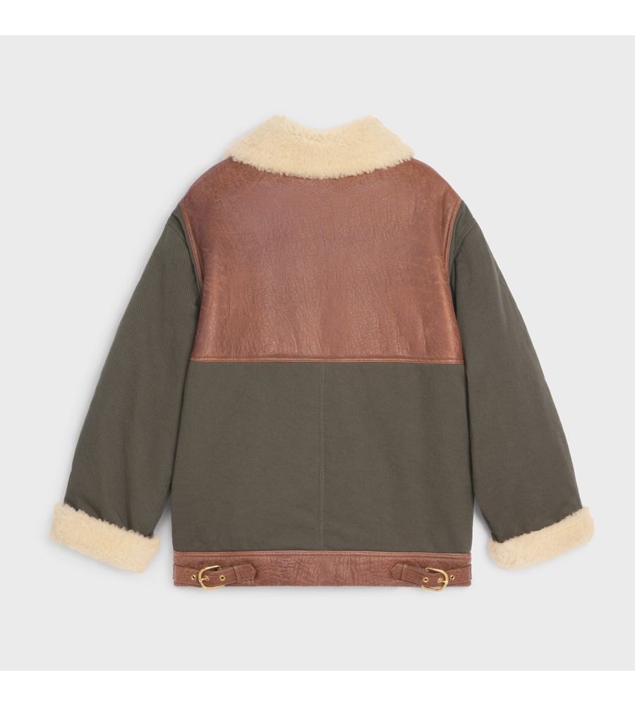 Celine $5.5K VALUE Army Coat in Vintage Shearling Size XS / US 0-2 / IT 36-38 - 2 Thumbnail
