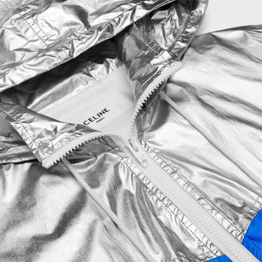 Celine $2.1K VALUE Celine Nylon Track Jacket Size M / US 6-8 / IT 42-44 - 3 Thumbnail