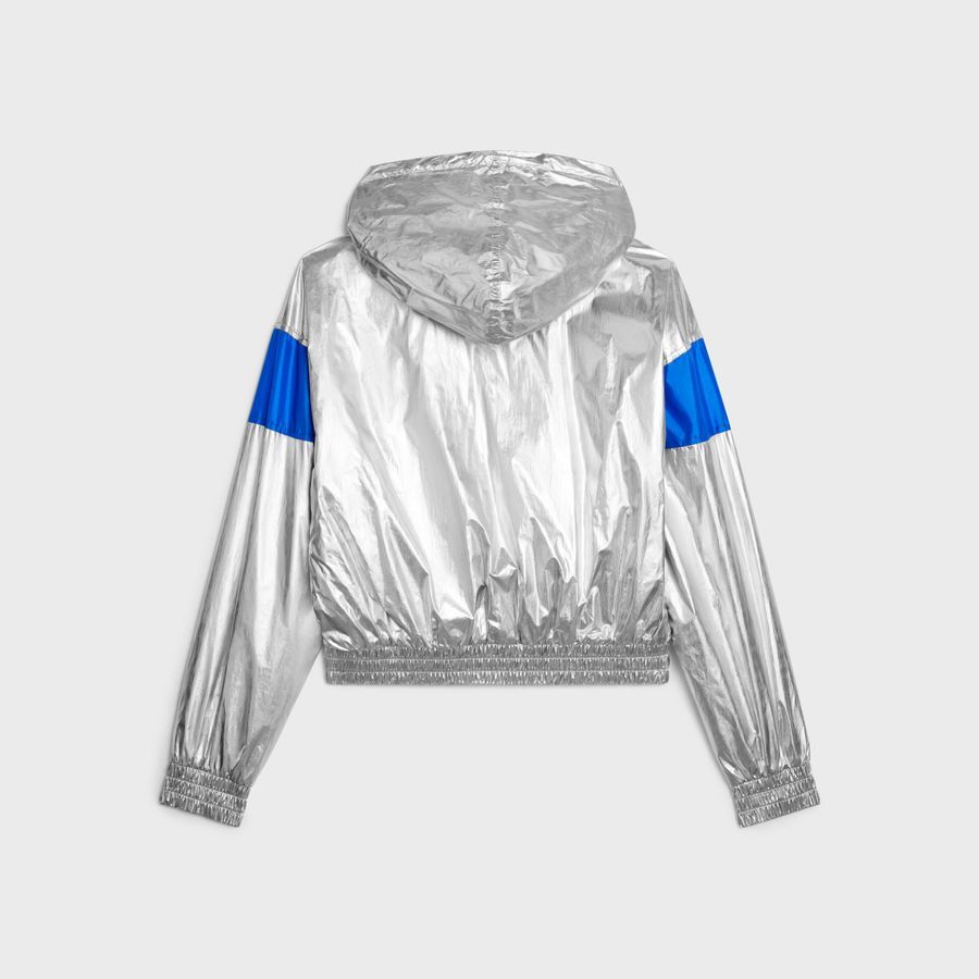 Celine $2.1K VALUE Celine Nylon Track Jacket Size M / US 6-8 / IT 42-44 - 2 Thumbnail
