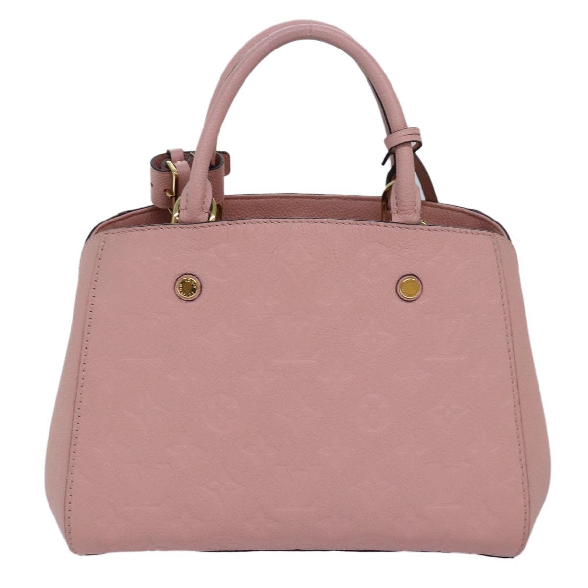 Louis Vuitton Montaigne Pink Leather Handbag (Pre-Owned) Size ONE SIZE - 2 Thumbnail