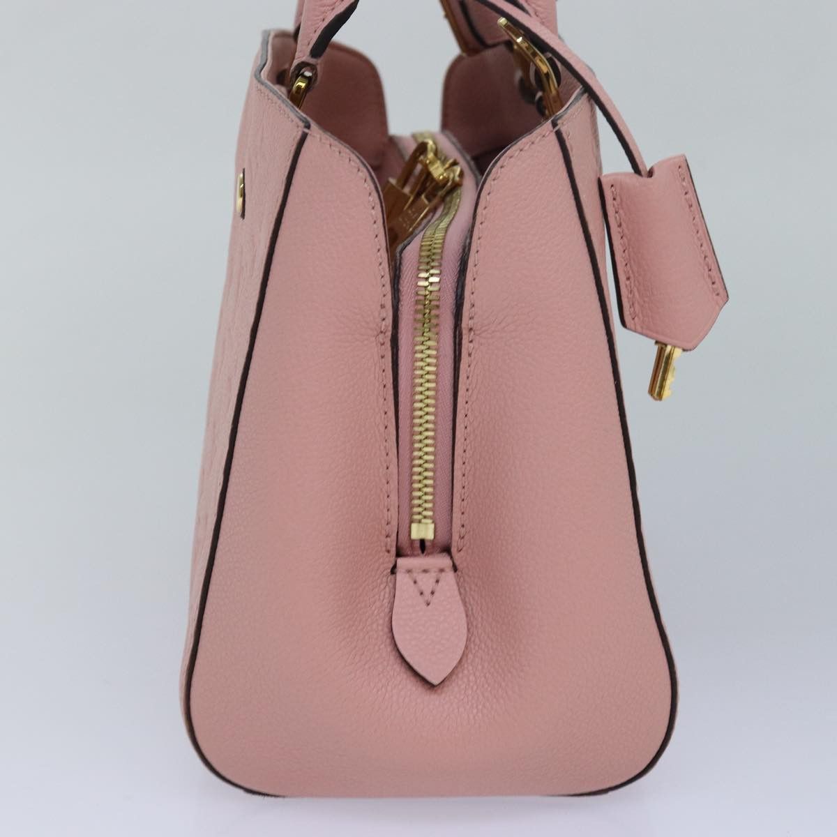 Louis Vuitton Montaigne Pink Leather Handbag (Pre-Owned) Size ONE SIZE - 3 Thumbnail