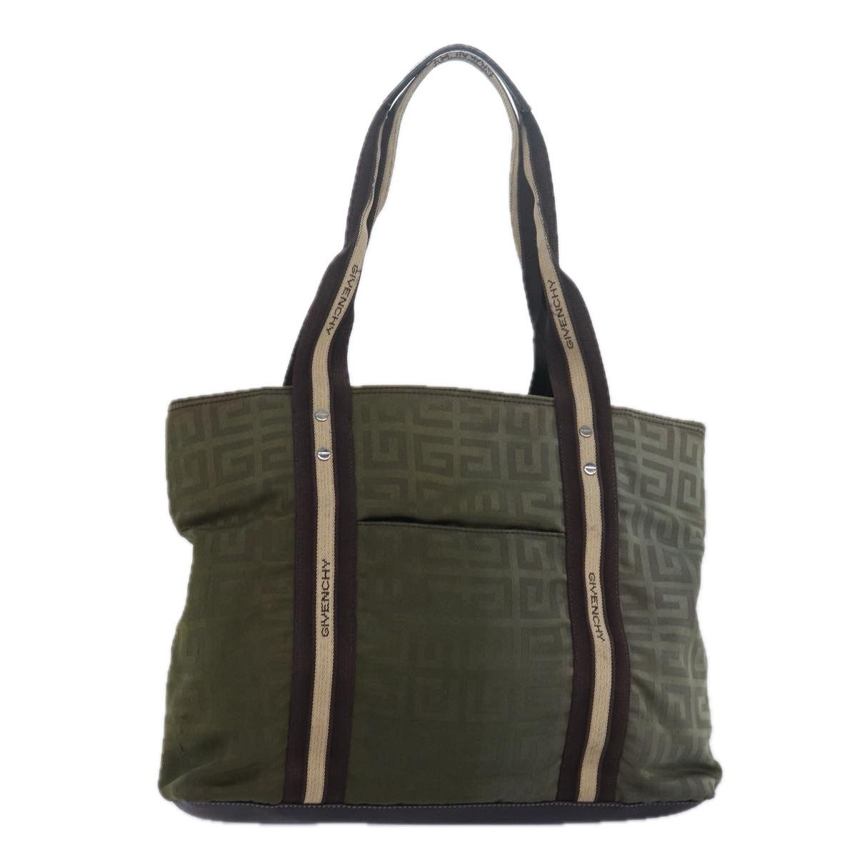 Givenchy Khaki Synthetic Tote Bag (Pre-Owned) Size ONE SIZE - 14 Thumbnail