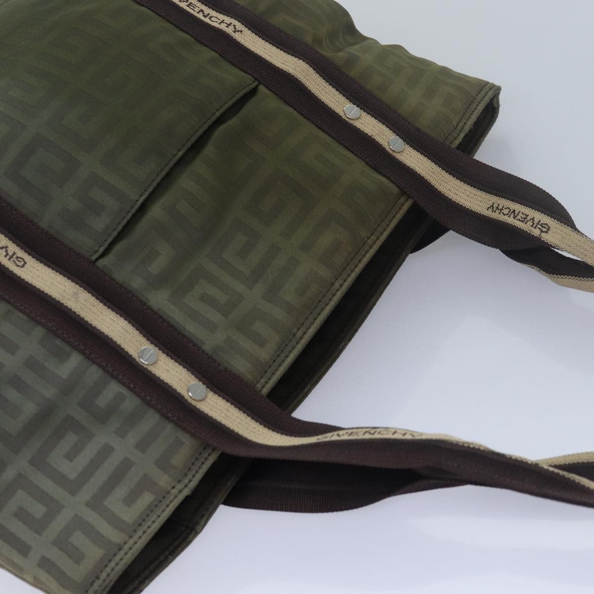 Givenchy Khaki Synthetic Tote Bag (Pre-Owned) Size ONE SIZE - 15 Thumbnail