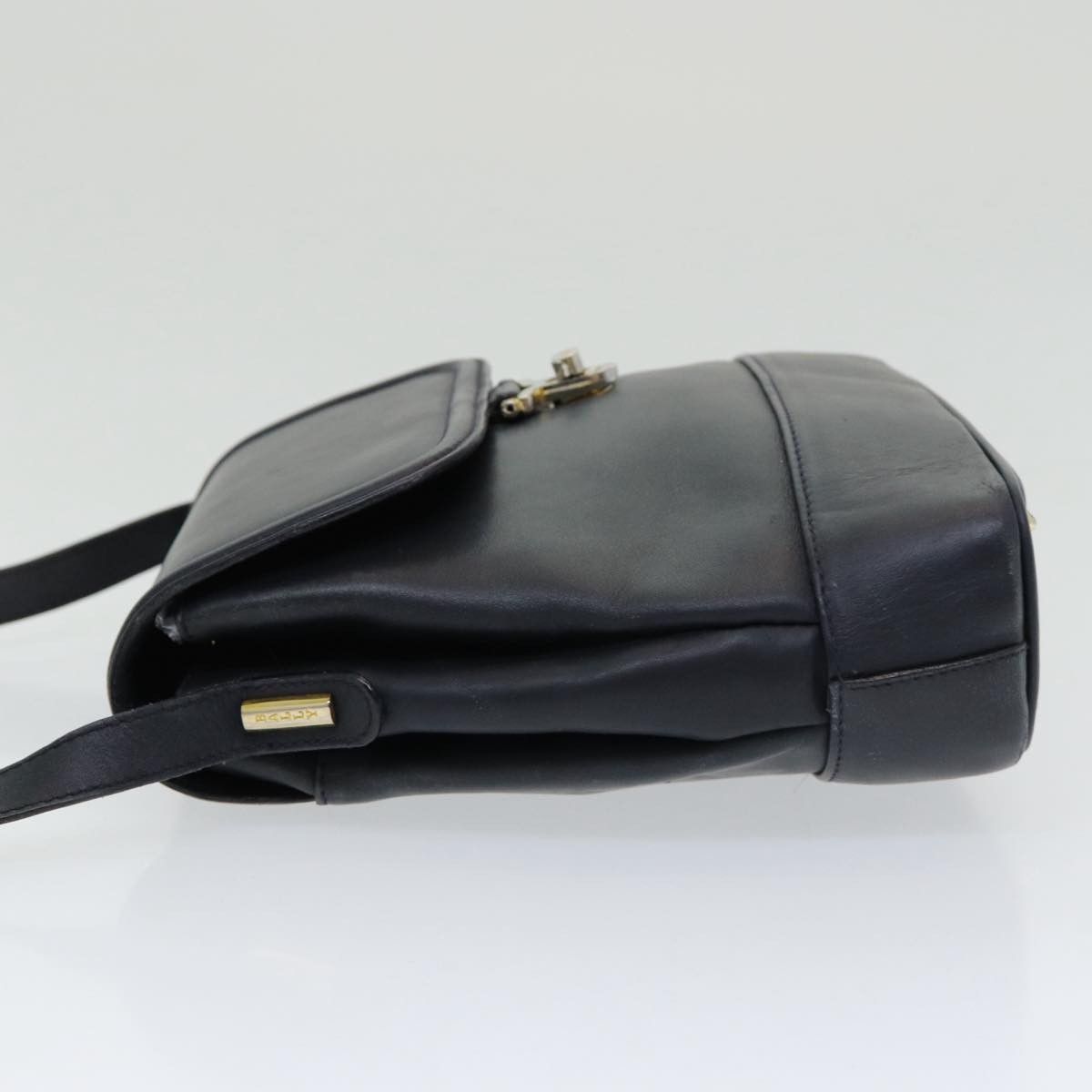 Bally Black Leather Shoulder Bag (Pre-Owned) Size ONE SIZE - 3 Thumbnail