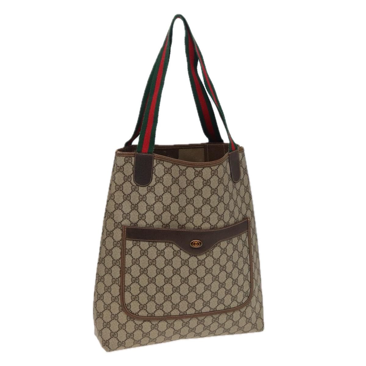 Gucci Sherry Beige Canvas Tote Bag (Pre-Owned) Size ONE SIZE - 15 Thumbnail