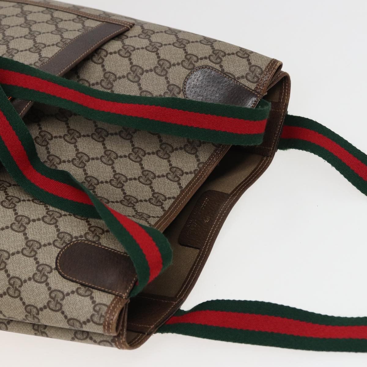 Gucci Sherry Beige Canvas Tote Bag (Pre-Owned) Size ONE SIZE - 16 Thumbnail