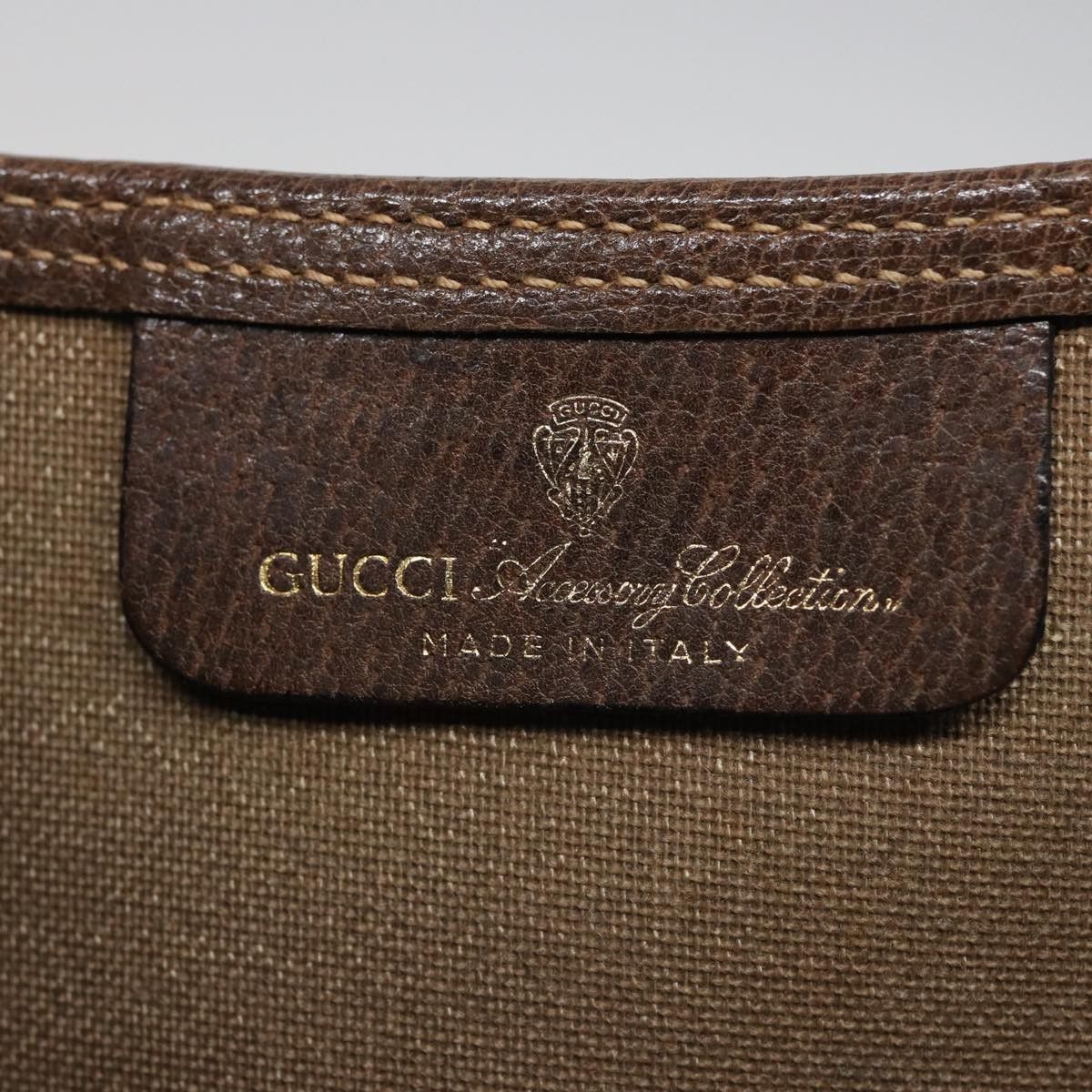 Gucci Sherry Beige Canvas Tote Bag (Pre-Owned) Size ONE SIZE - 13 Thumbnail