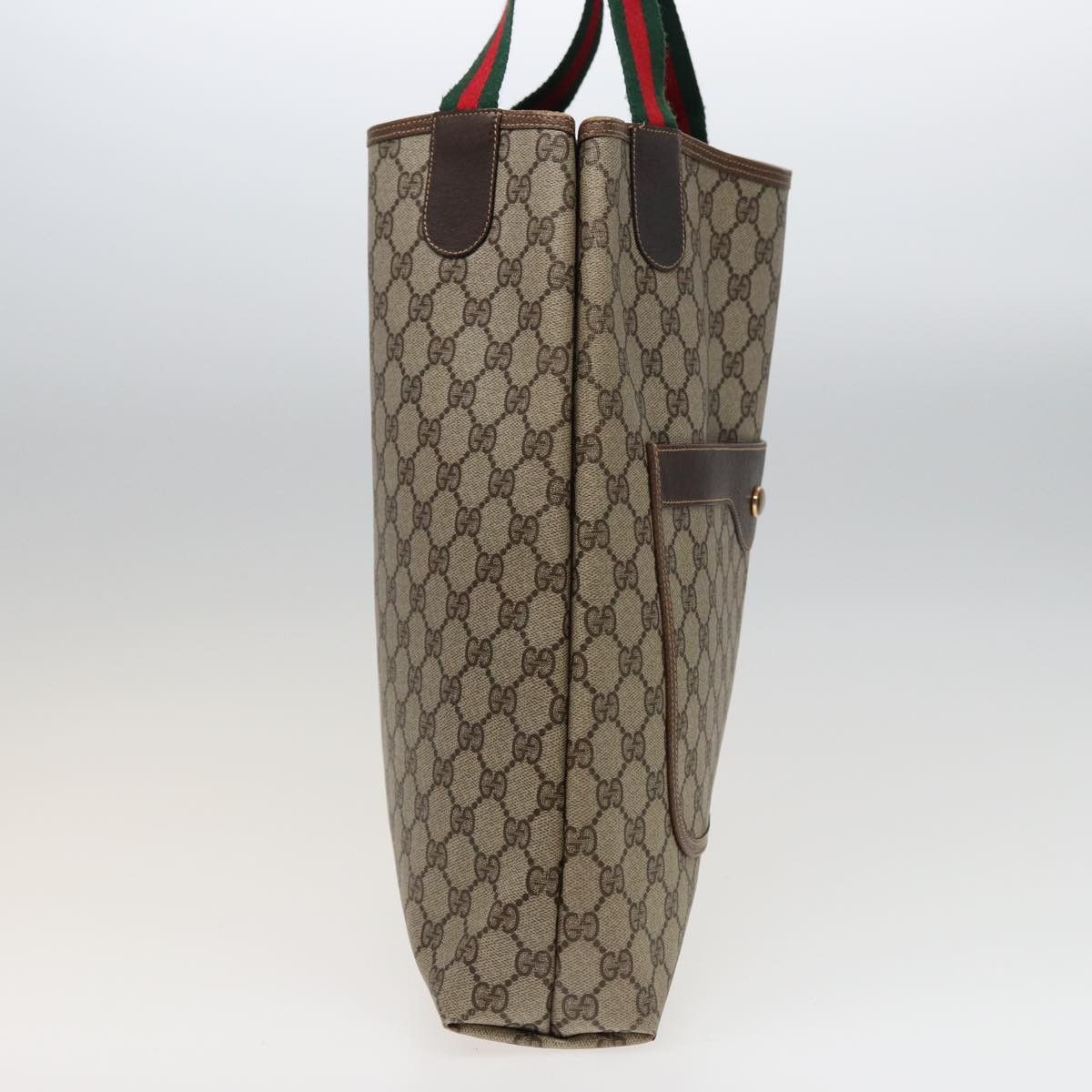 Gucci Sherry Beige Canvas Tote Bag (Pre-Owned) Size ONE SIZE - 3 Thumbnail