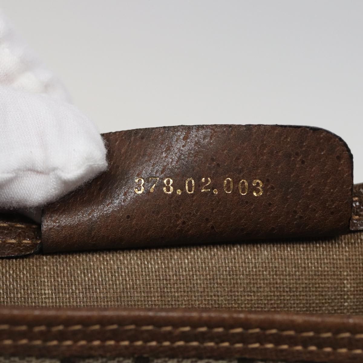Gucci Sherry Beige Canvas Tote Bag (Pre-Owned) Size ONE SIZE - 12 Thumbnail