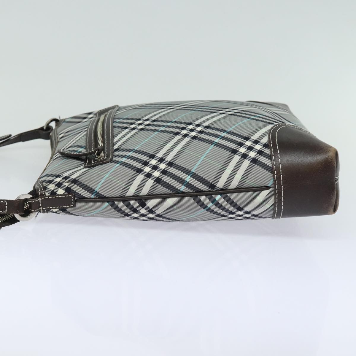 Burberry Blue Label Grey Canvas Shoulder Bag (Pre-Owned) Size ONE SIZE - 4 Thumbnail