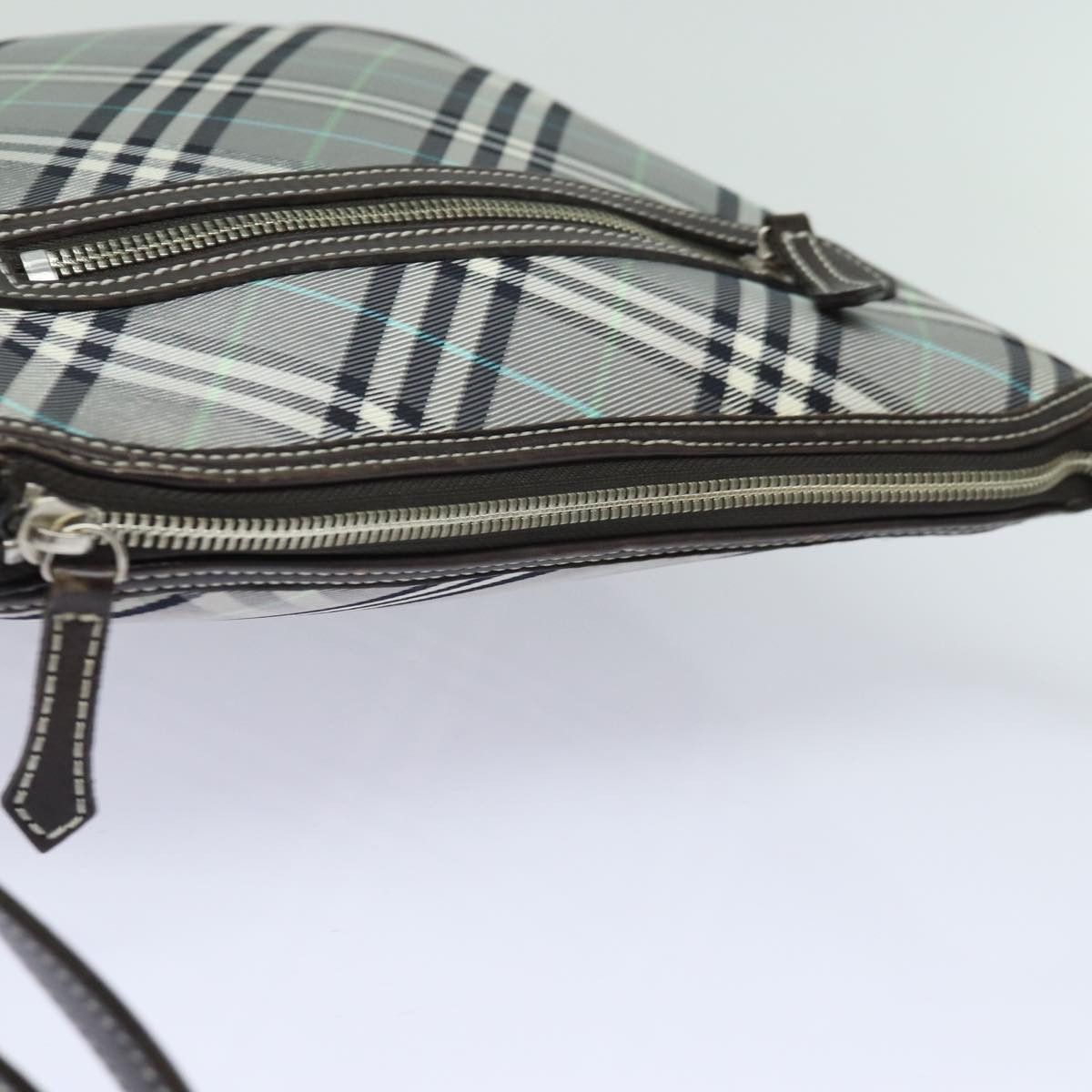 Burberry Blue Label Grey Canvas Shoulder Bag (Pre-Owned) Size ONE SIZE - 16 Thumbnail
