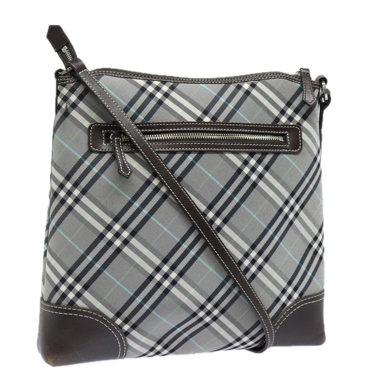 Burberry Blue Label Grey Canvas Shoulder Bag (Pre-Owned) Size ONE SIZE - 15 Thumbnail