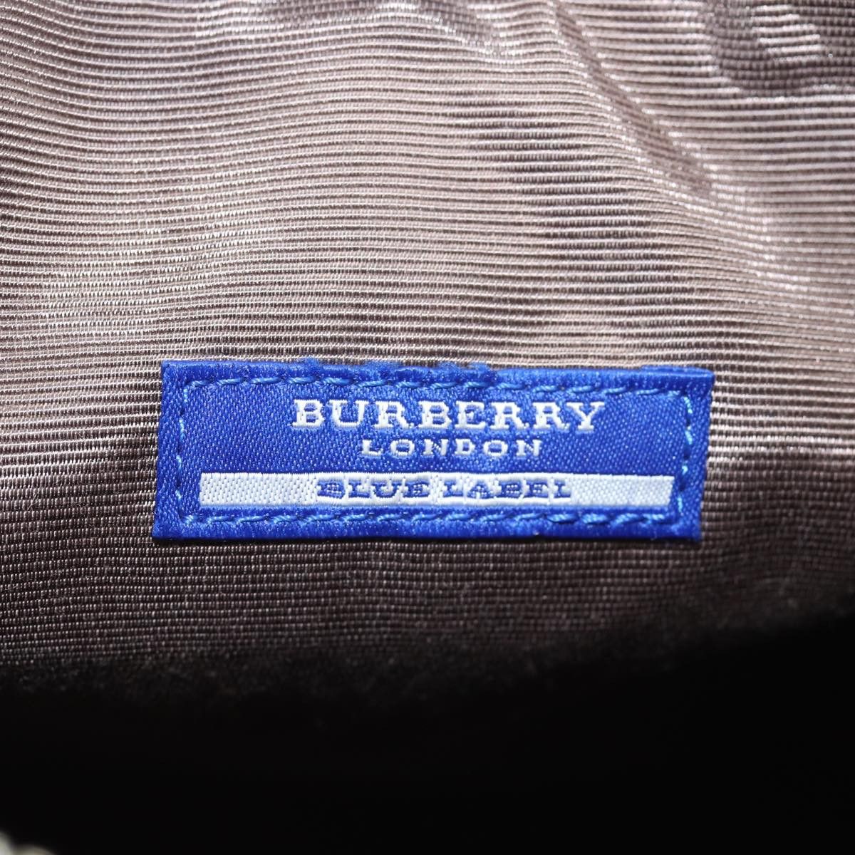Burberry Blue Label Grey Canvas Shoulder Bag (Pre-Owned) Size ONE SIZE - 13 Thumbnail