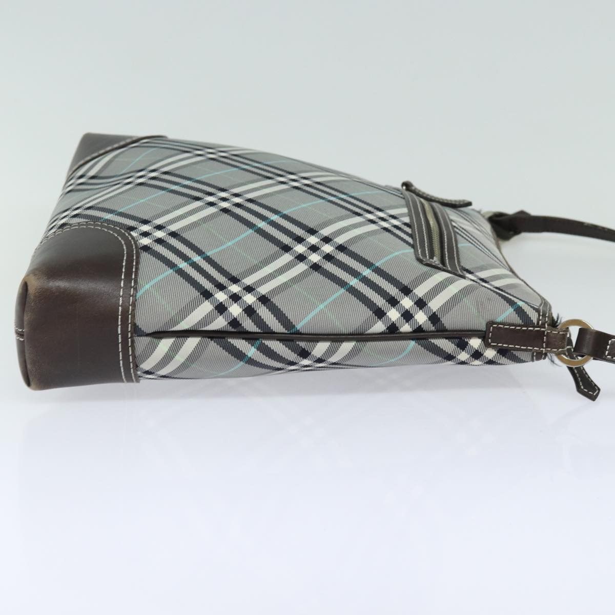 Burberry Blue Label Grey Canvas Shoulder Bag (Pre-Owned) Size ONE SIZE - 3 Thumbnail