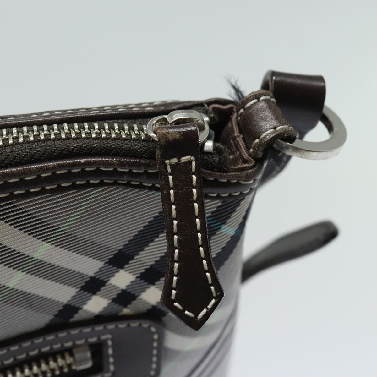 Burberry Blue Label Grey Canvas Shoulder Bag (Pre-Owned) Size ONE SIZE - 18 Thumbnail