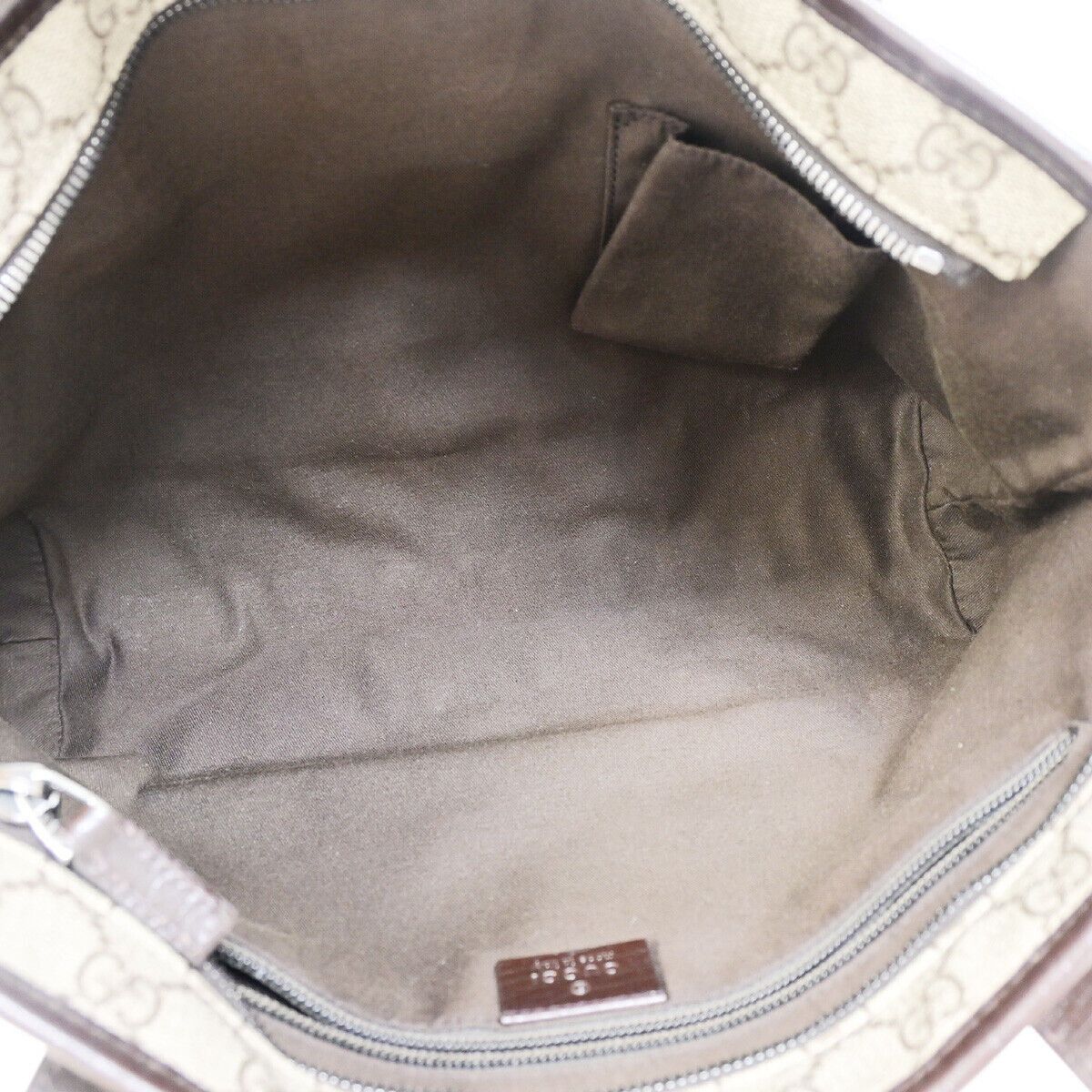 Gucci Brown Canvas Handbag (Pre-Owned) Size ONE SIZE - 8 Thumbnail