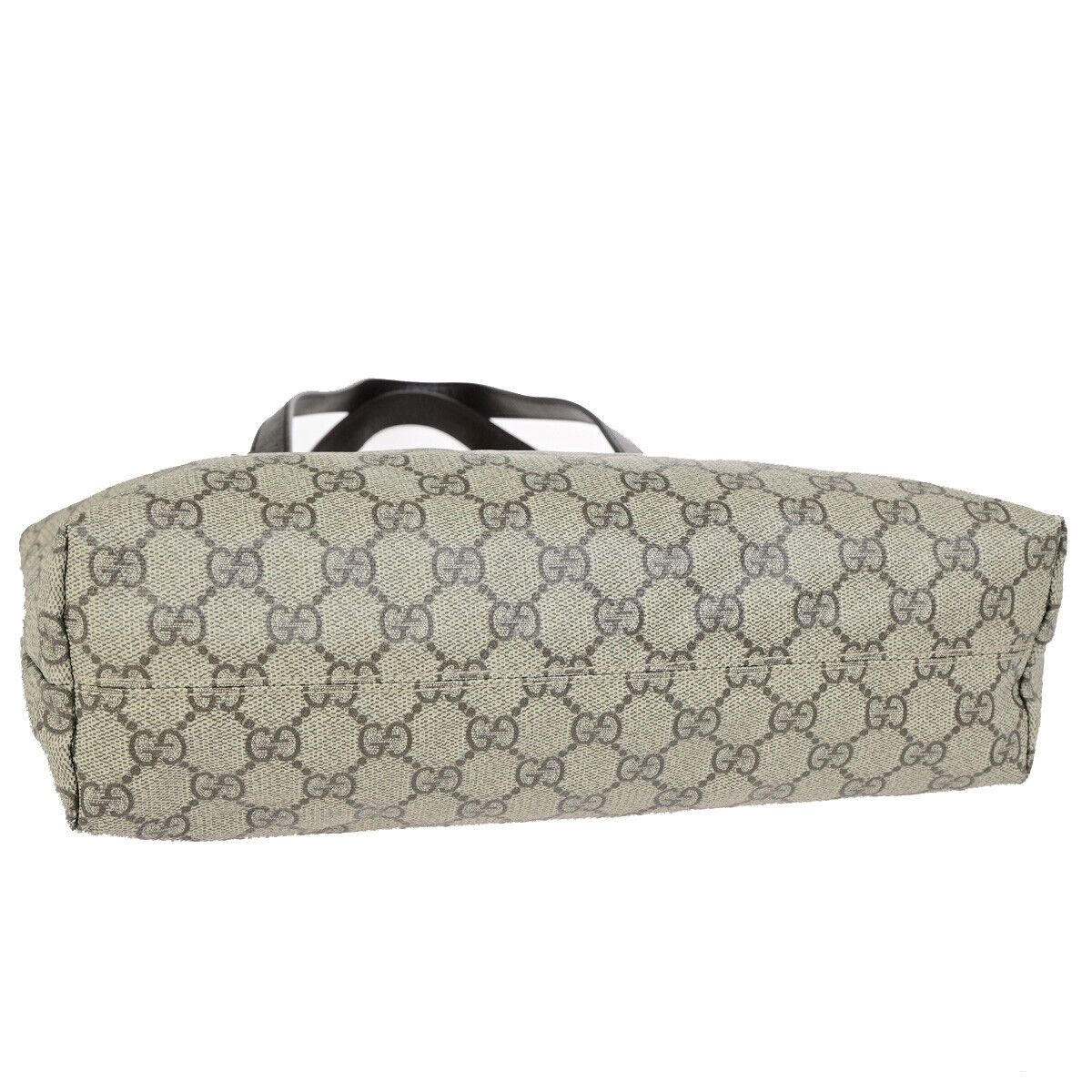 Gucci Brown Canvas Handbag (Pre-Owned) Size ONE SIZE - 11 Thumbnail