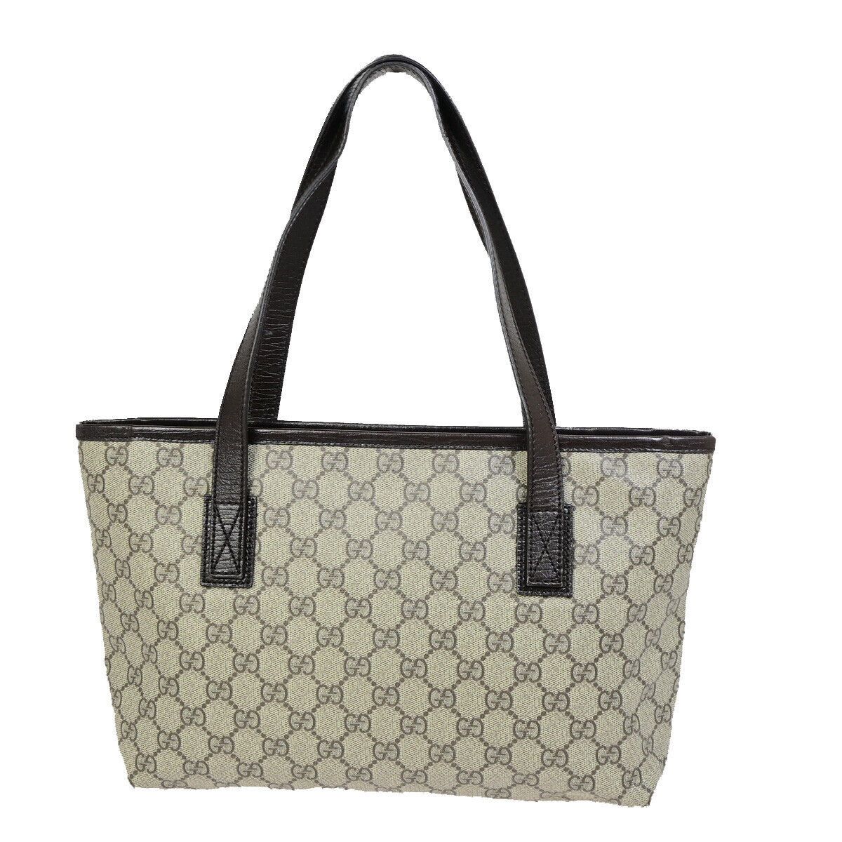 Gucci Brown Canvas Handbag (Pre-Owned) Size ONE SIZE - 2 Thumbnail
