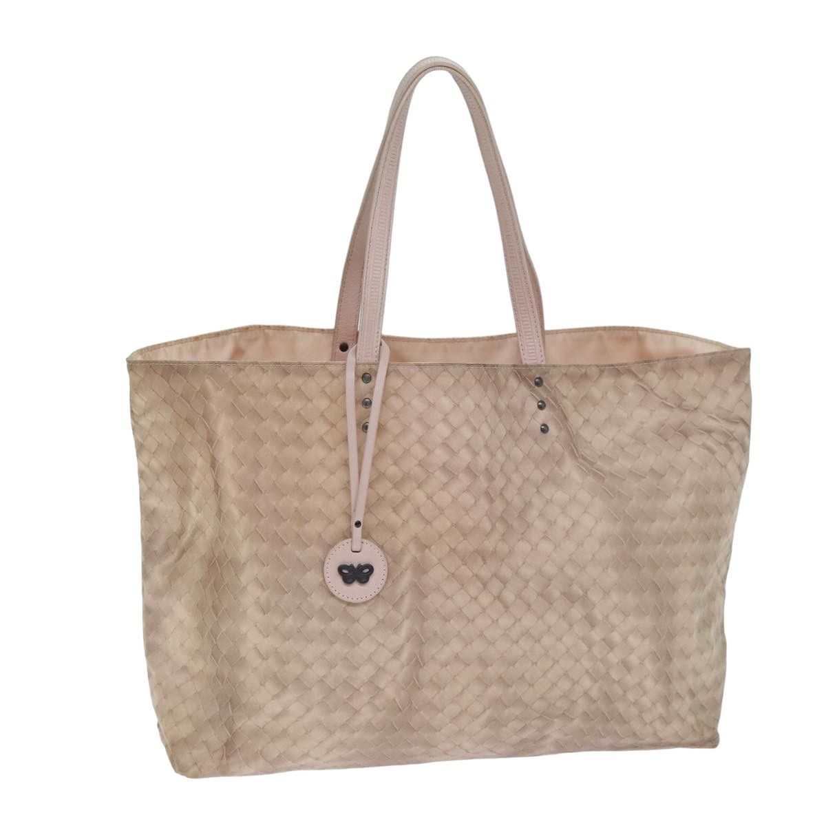 Bottega Veneta Intreccio Mirage Beige Synthetic Tote Bag (Pre-Owned) Size ONE SIZE - 14 Thumbnail