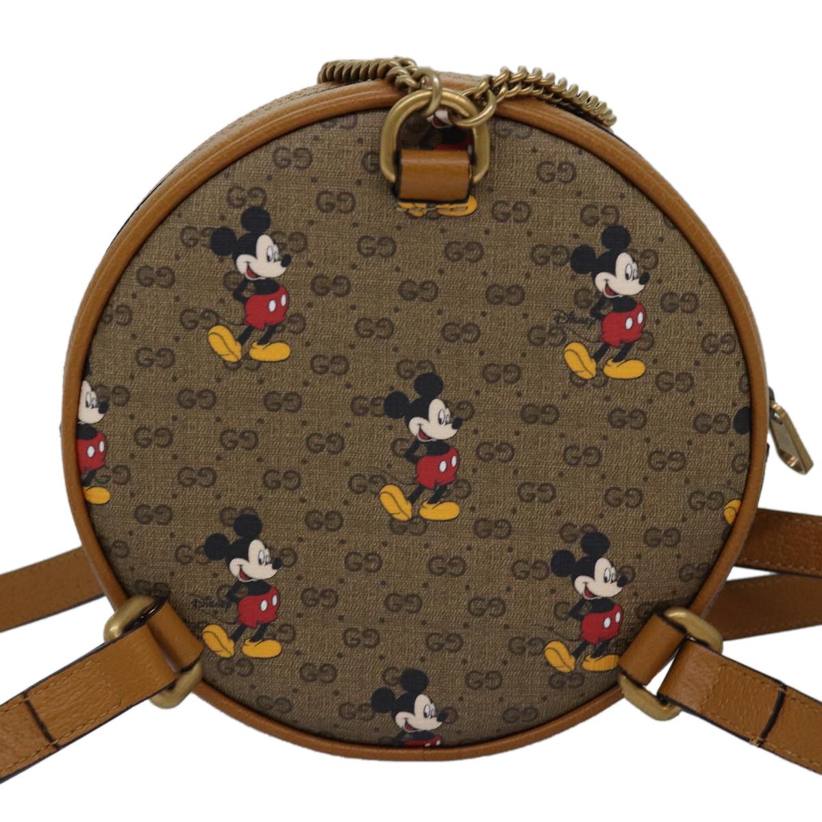 Gucci Disney X Beige Canvas Backpack Bag (Pre-Owned) Size ONE SIZE - 2 Thumbnail