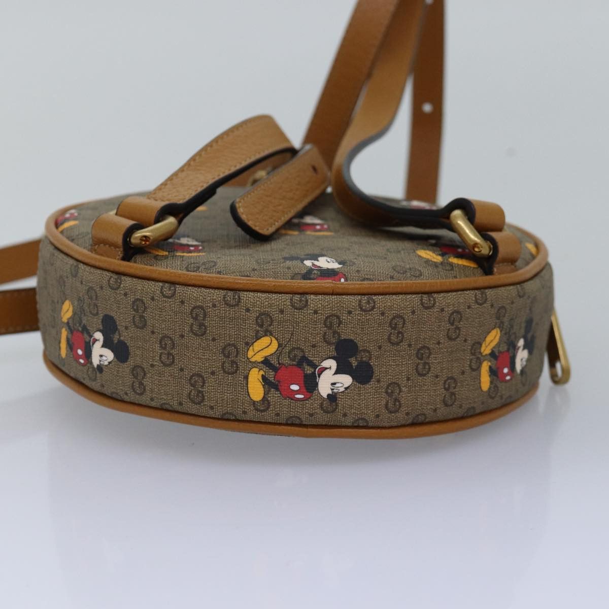 Gucci Disney X Beige Canvas Backpack Bag (Pre-Owned) Size ONE SIZE - 3 Thumbnail