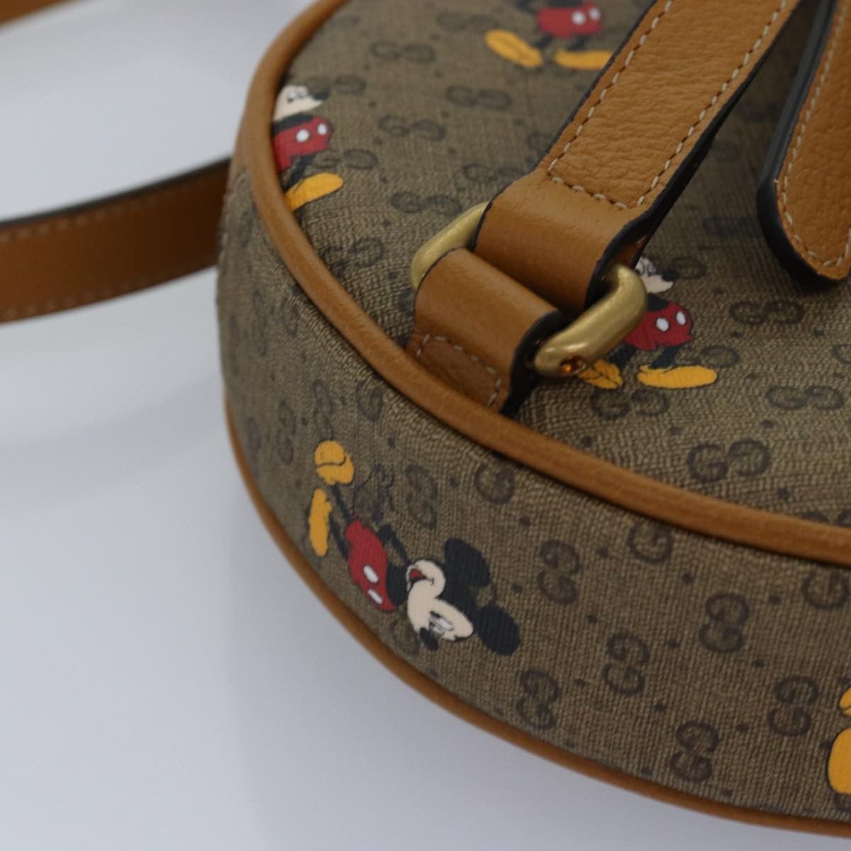 Gucci Disney X Beige Canvas Backpack Bag (Pre-Owned) Size ONE SIZE - 7 Thumbnail