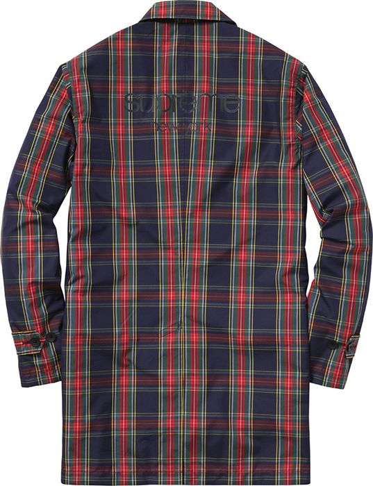 Supreme Supreme Plaid Trench Coat | Grailed