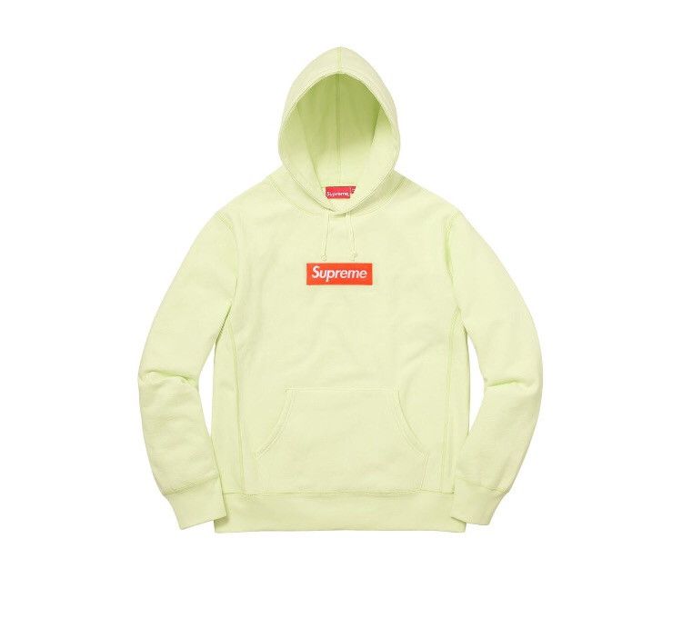 Yellow discount supreme hoodie