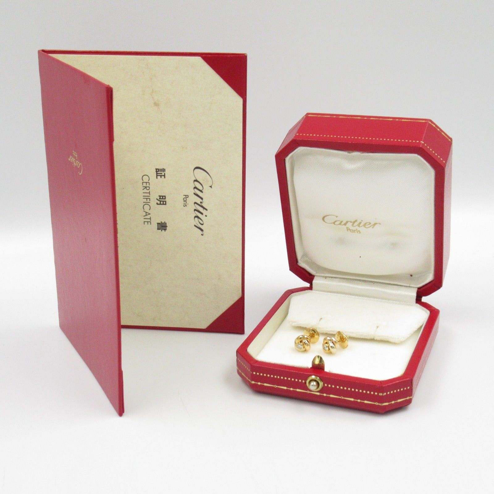 Cartier Cartier Baby Trinity Diamond Earrings K18 (Yellow Gold) K18Wg (White K18Pg (Pink Gold)/Diamond Clear Size ONE SIZE - 8 Thumbnail