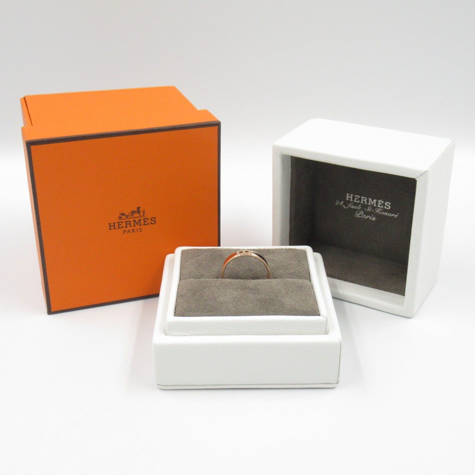 Hermes Hercules Ring K18Pg (Pink Gold) Gold