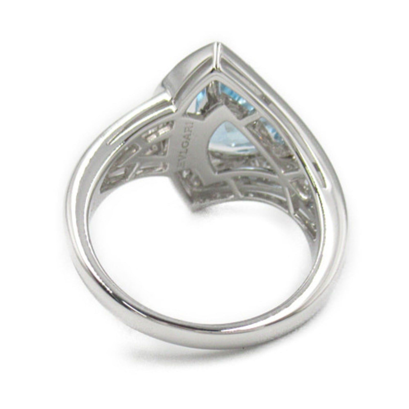 Bvlgari Bvlgari Diva Dream Aquamarine Ring K18Wg (White Gold) Diamond Blue Clear Size ONE SIZE - 3 Thumbnail