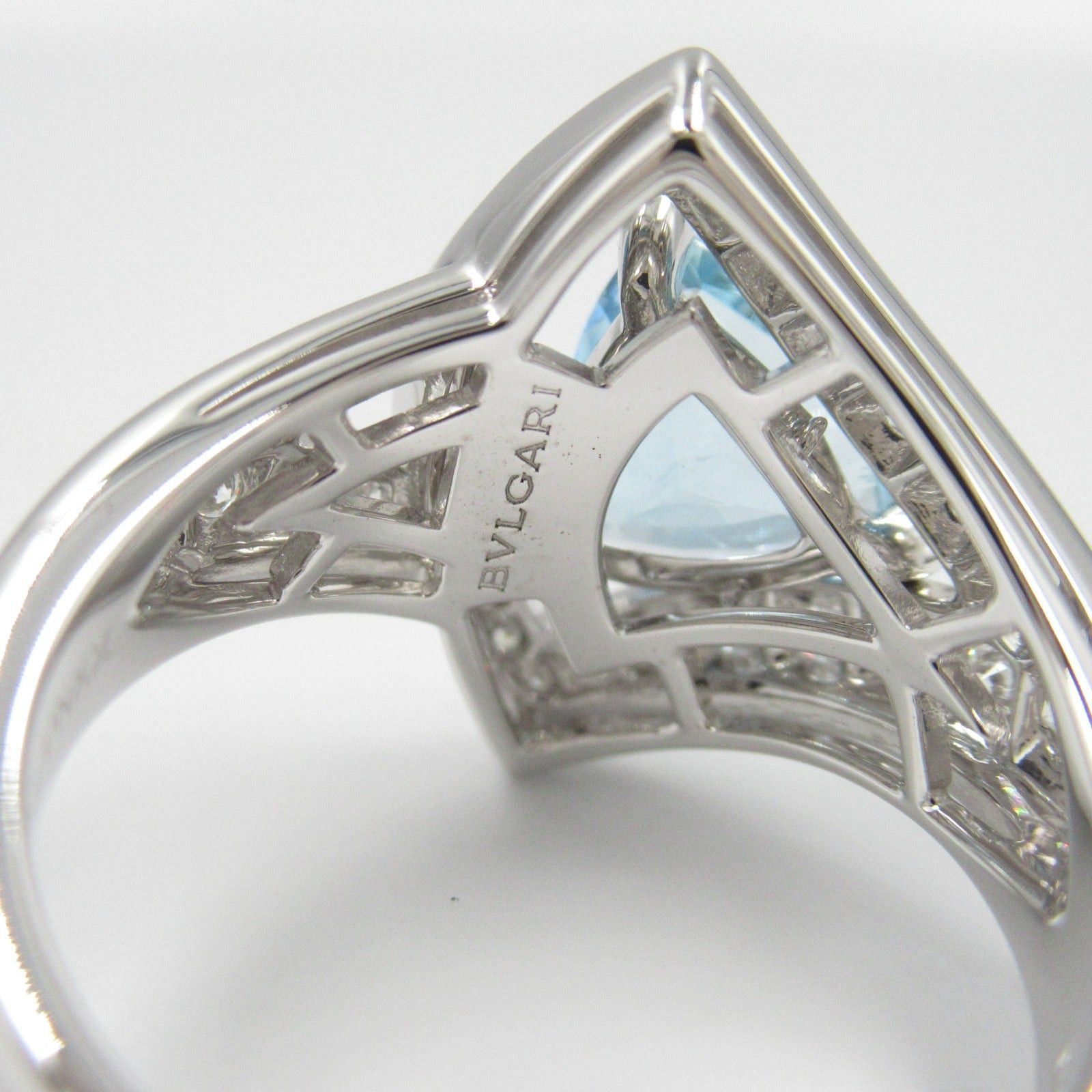 Bvlgari Bvlgari Diva Dream Aquamarine Ring K18Wg (White Gold) Diamond Blue Clear Size ONE SIZE - 4 Thumbnail