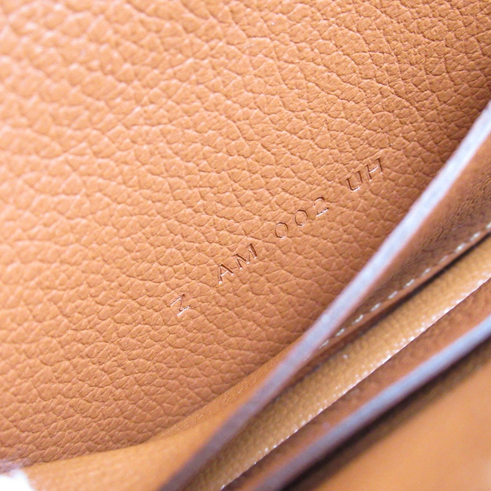 Hermes Hermes Lawris Slim Wallet Terre Battue Bi-Fold Leather Vau Évêque Brown Gold Hardware Z Stamp Size ONE SIZE - 10 Thumbnail
