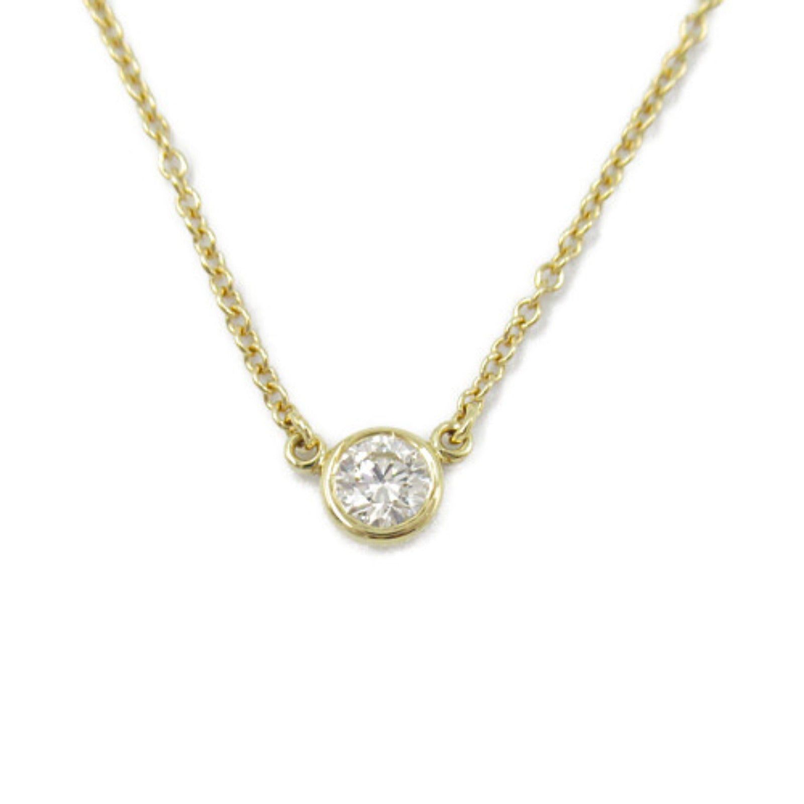 Tiffany & Co. Tiffany Co By-The-Yard Necklace K18 (Yellow Gold) Diamond Clear Size ONE SIZE - 2 Thumbnail