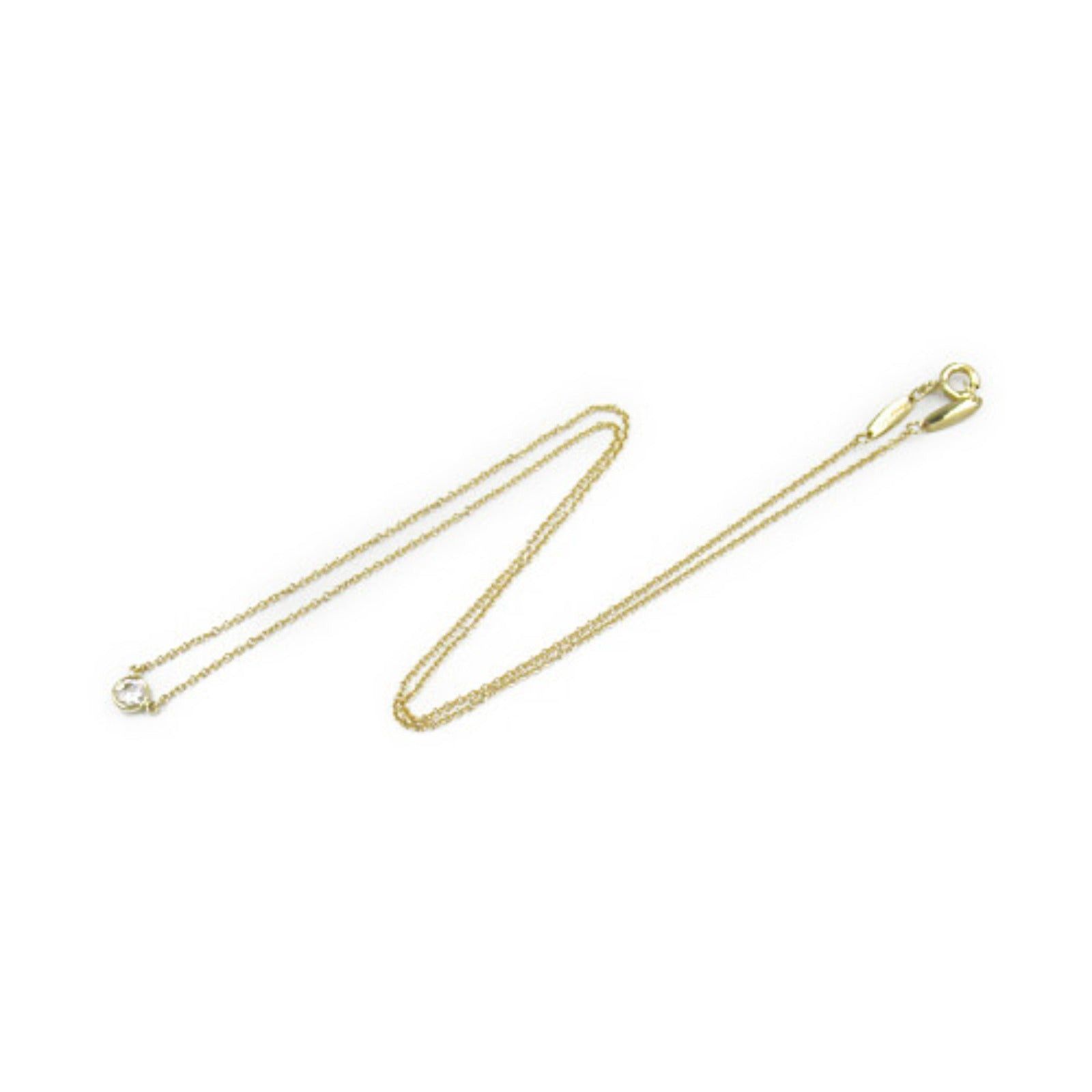 Tiffany & Co. Tiffany Co By-The-Yard Necklace K18 (Yellow Gold) Diamond Clear Size ONE SIZE - 3 Thumbnail