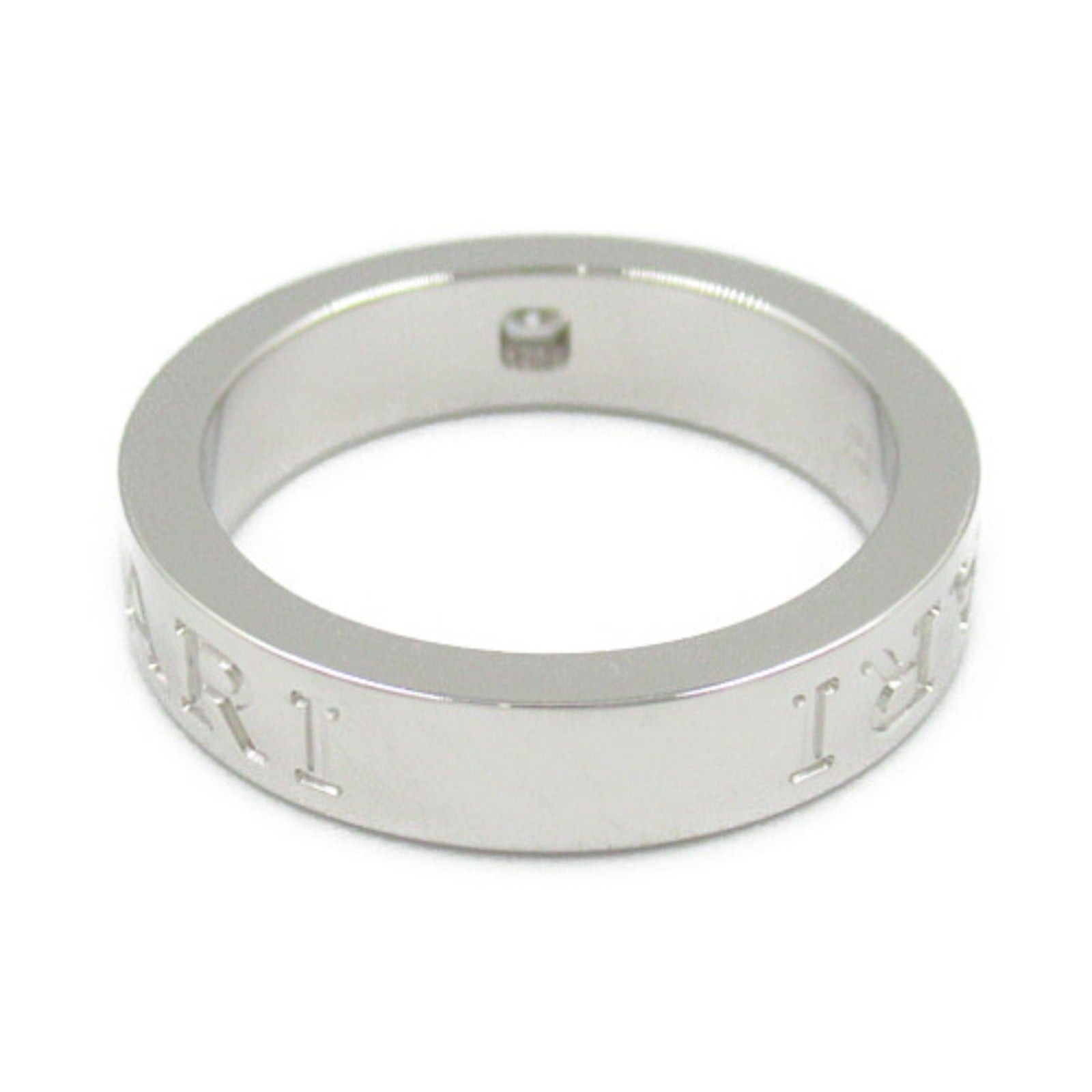 Bvlgari Bvlgari Bulgari Double Logo 1P Diamond Ring K18Wg (White Gold) Clear Size ONE SIZE - 3 Thumbnail