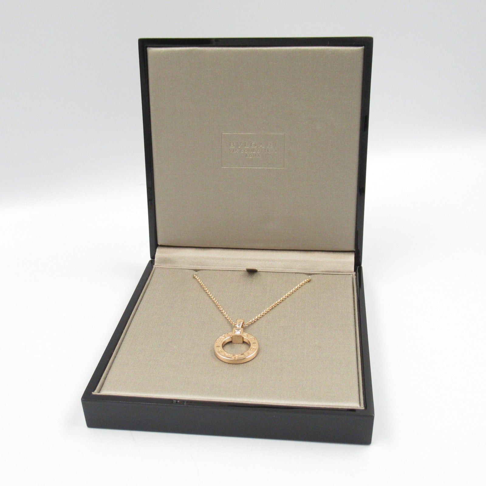 Bvlgari Bvlgari Bulgari Circle Diamond Necklace K18Pg (Pink Gold) Clear Size ONE SIZE - 7 Thumbnail