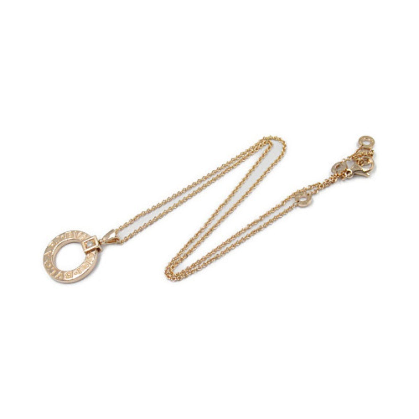 Bvlgari Bvlgari Bulgari Circle Diamond Necklace K18Pg (Pink Gold) Clear Size ONE SIZE - 3 Thumbnail
