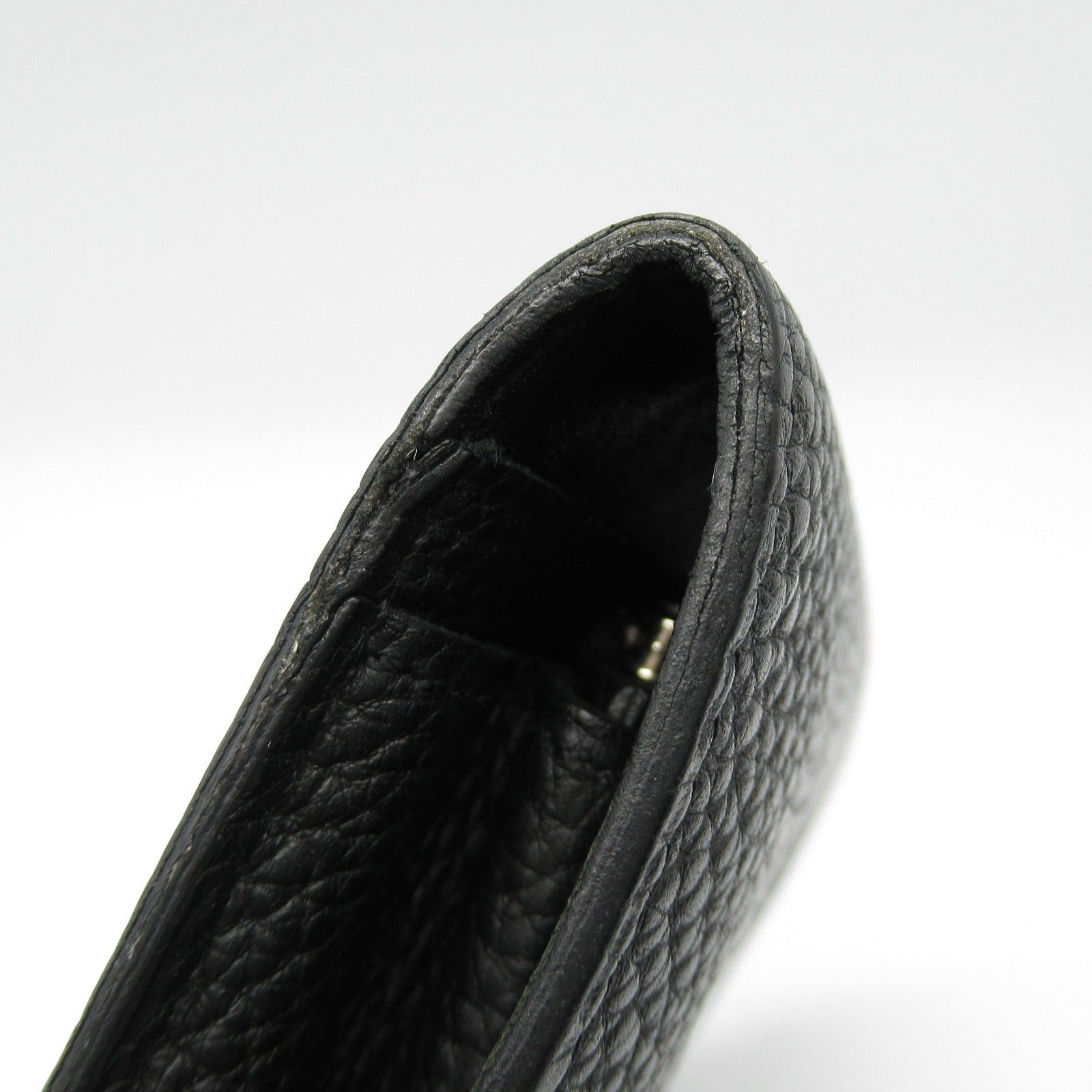 Hermes Hermes Dogon Gm Black Bi-Fold Long Wallet Leather Togo (Hermes) Silver Hardware Y Stamp Size ONE SIZE - 14 Thumbnail