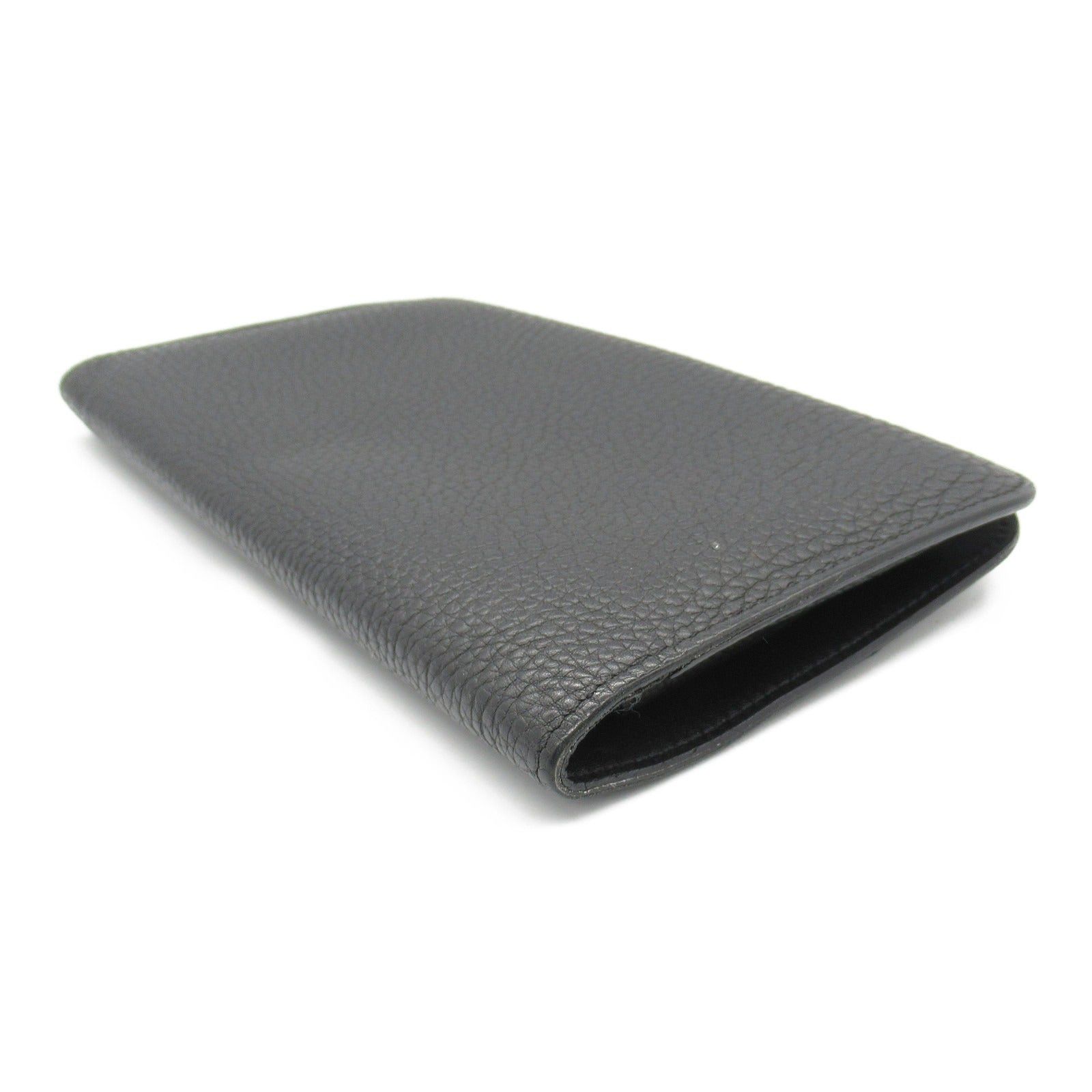 Hermes Hermes Dogon Gm Black Bi-Fold Long Wallet Leather Togo (Hermes) Silver Hardware Y Stamp Size ONE SIZE - 4 Thumbnail