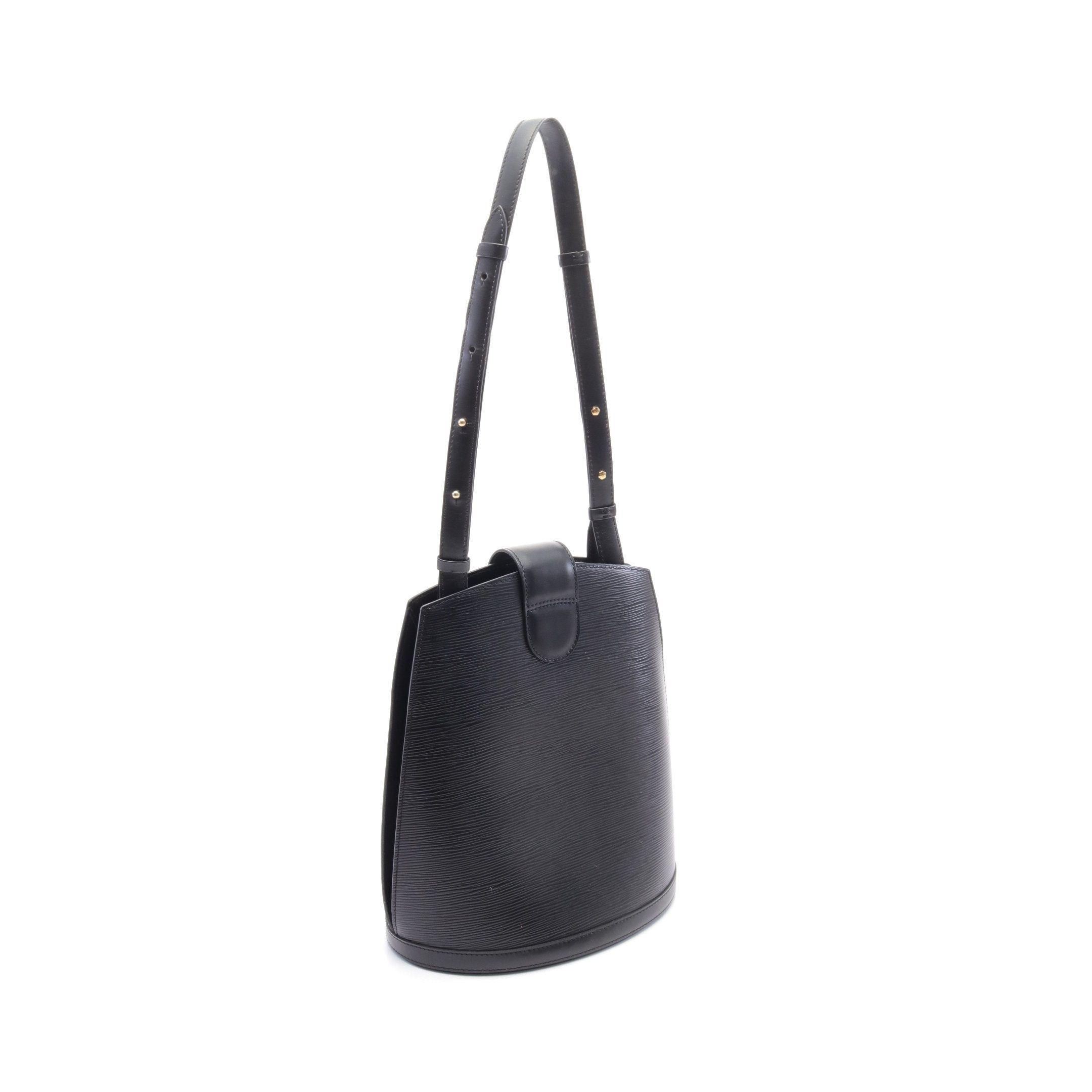 Louis Vuitton Louis Vuitton Cluny Epi Noir Shoulder Bag Leather Black Size ONE SIZE - 2 Thumbnail