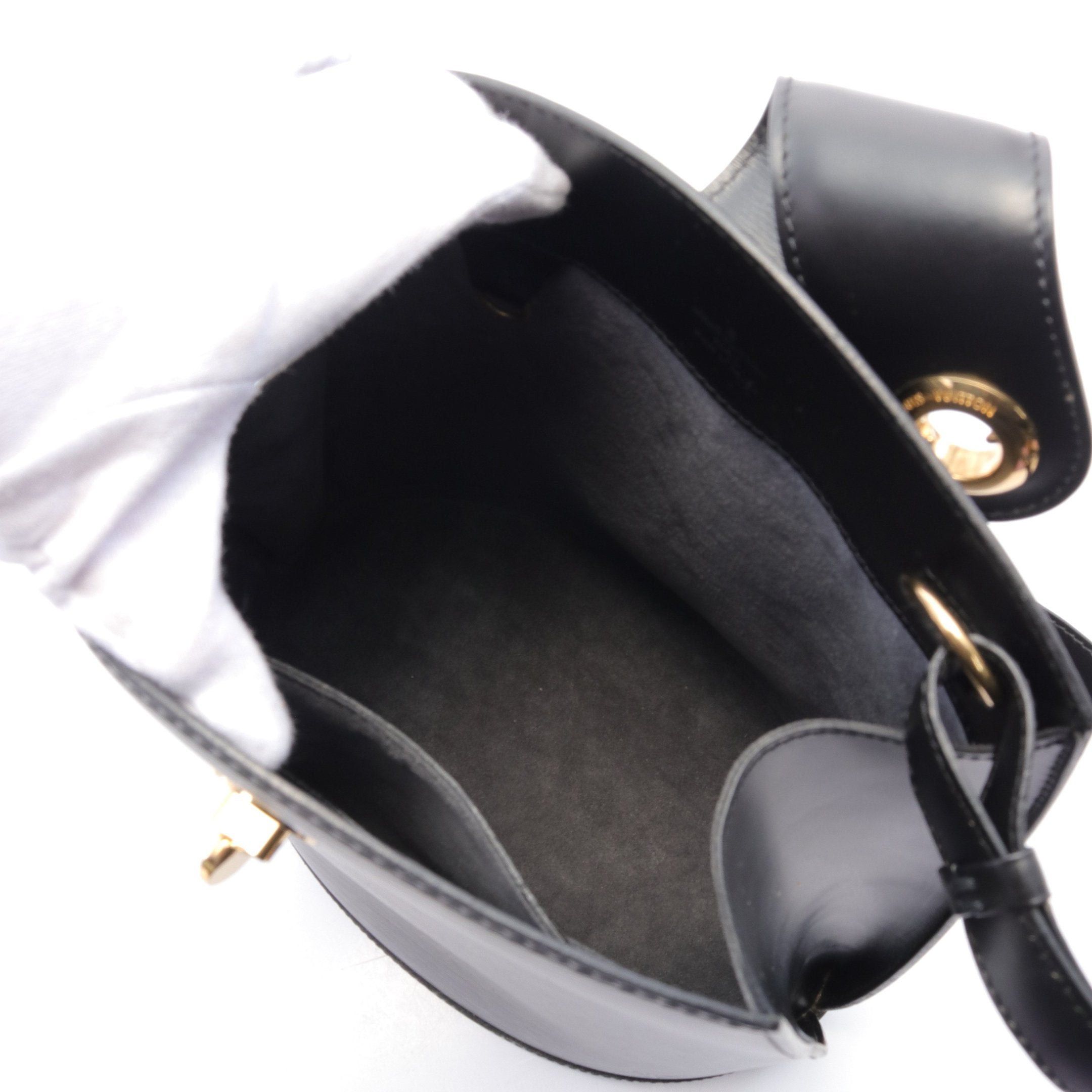 Louis Vuitton Louis Vuitton Cluny Epi Noir Shoulder Bag Leather Black Size ONE SIZE - 3 Thumbnail