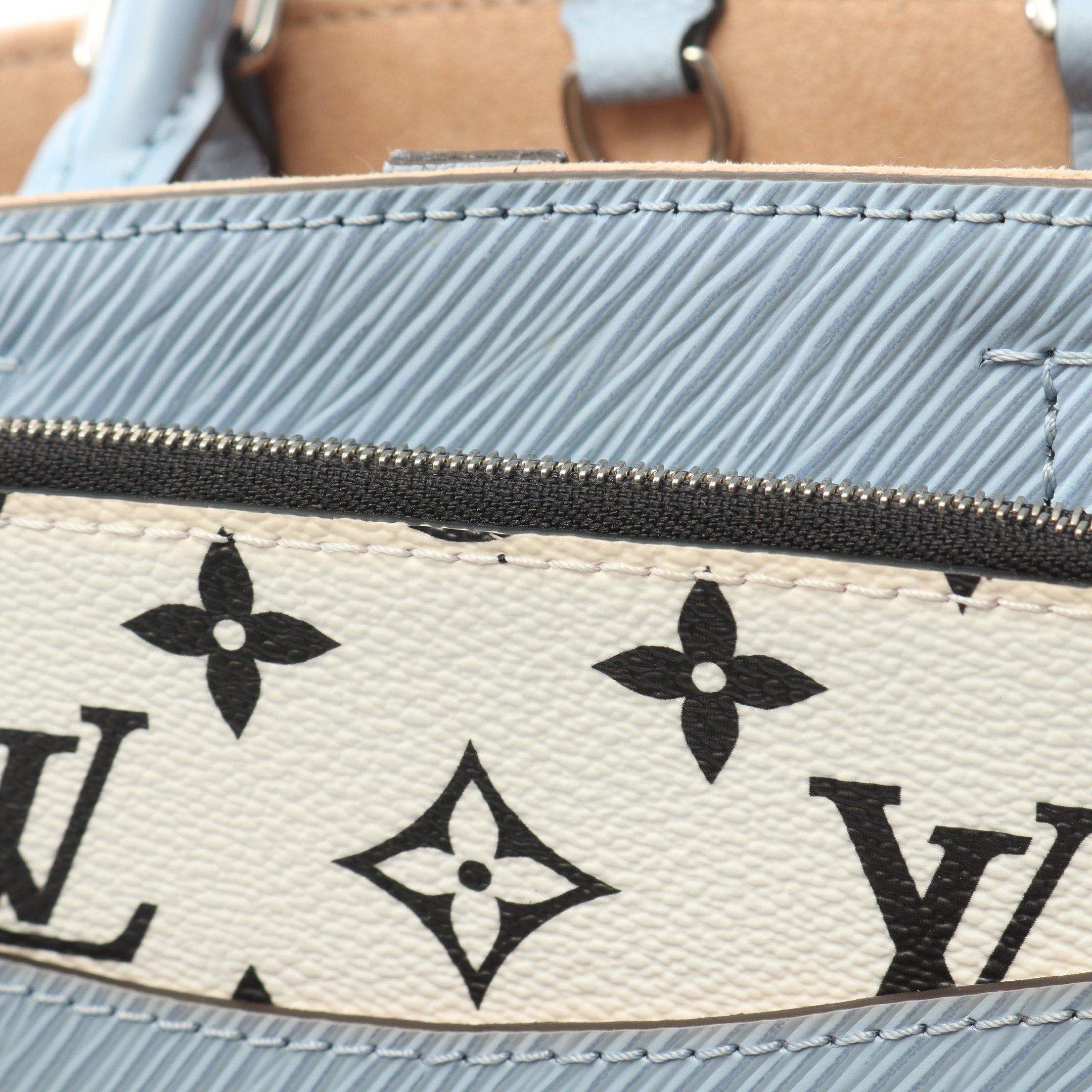 Louis Vuitton Louis Vuitton Murrell Tote Bb Epi Blue Nuage Handbag Leather Light Size ONE SIZE - 6 Thumbnail