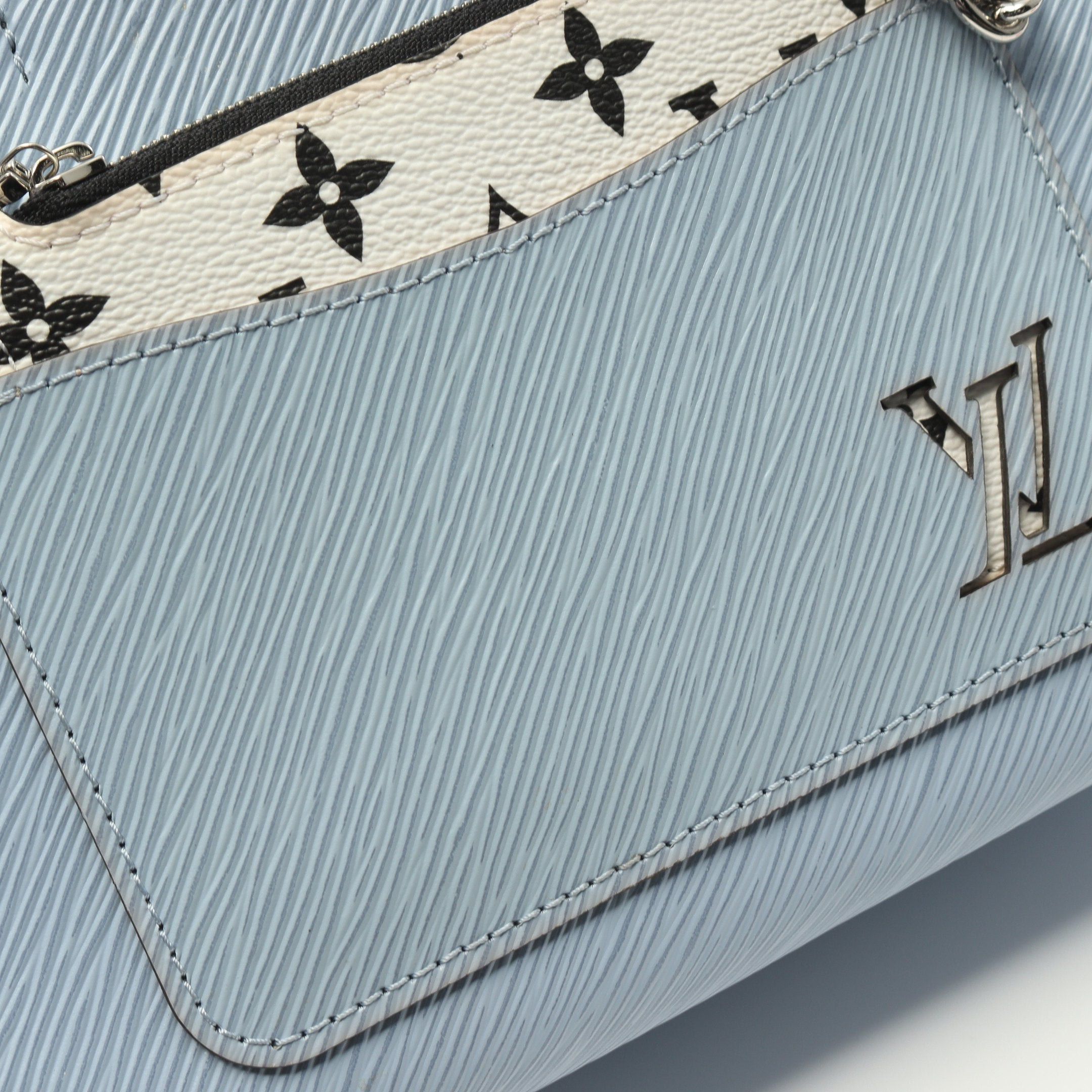 Louis Vuitton Louis Vuitton Murrell Tote Bb Epi Blue Nuage Handbag Leather Light Size ONE SIZE - 7 Thumbnail